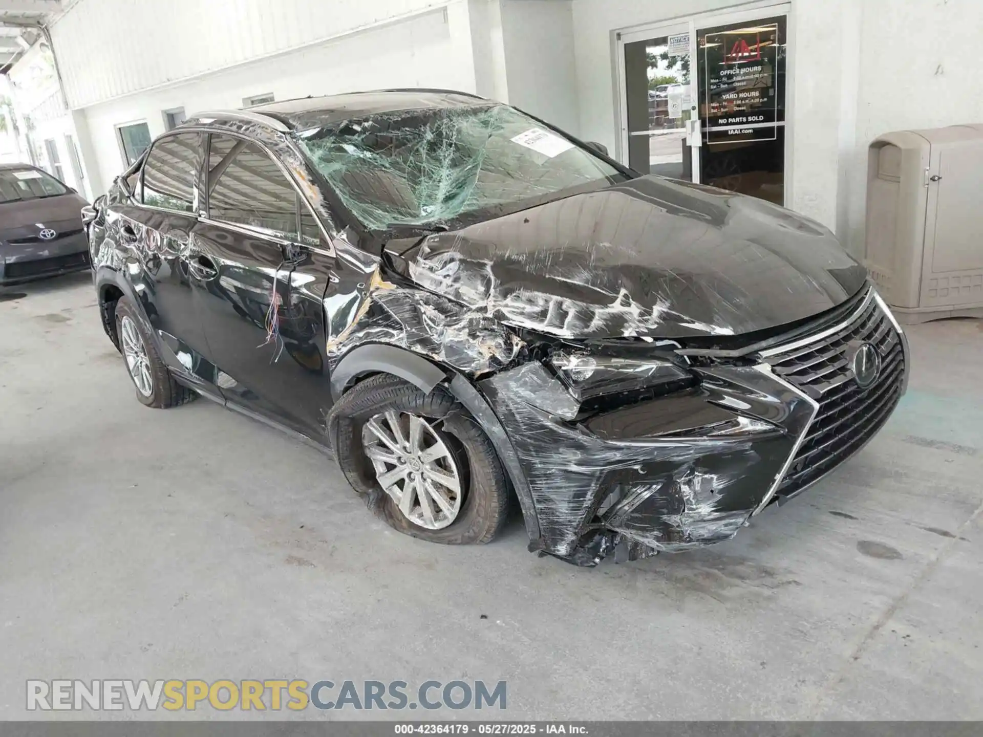 1 Photograph of a damaged car JTJDARBZ7M2194287 LEXUS NX 300 2021