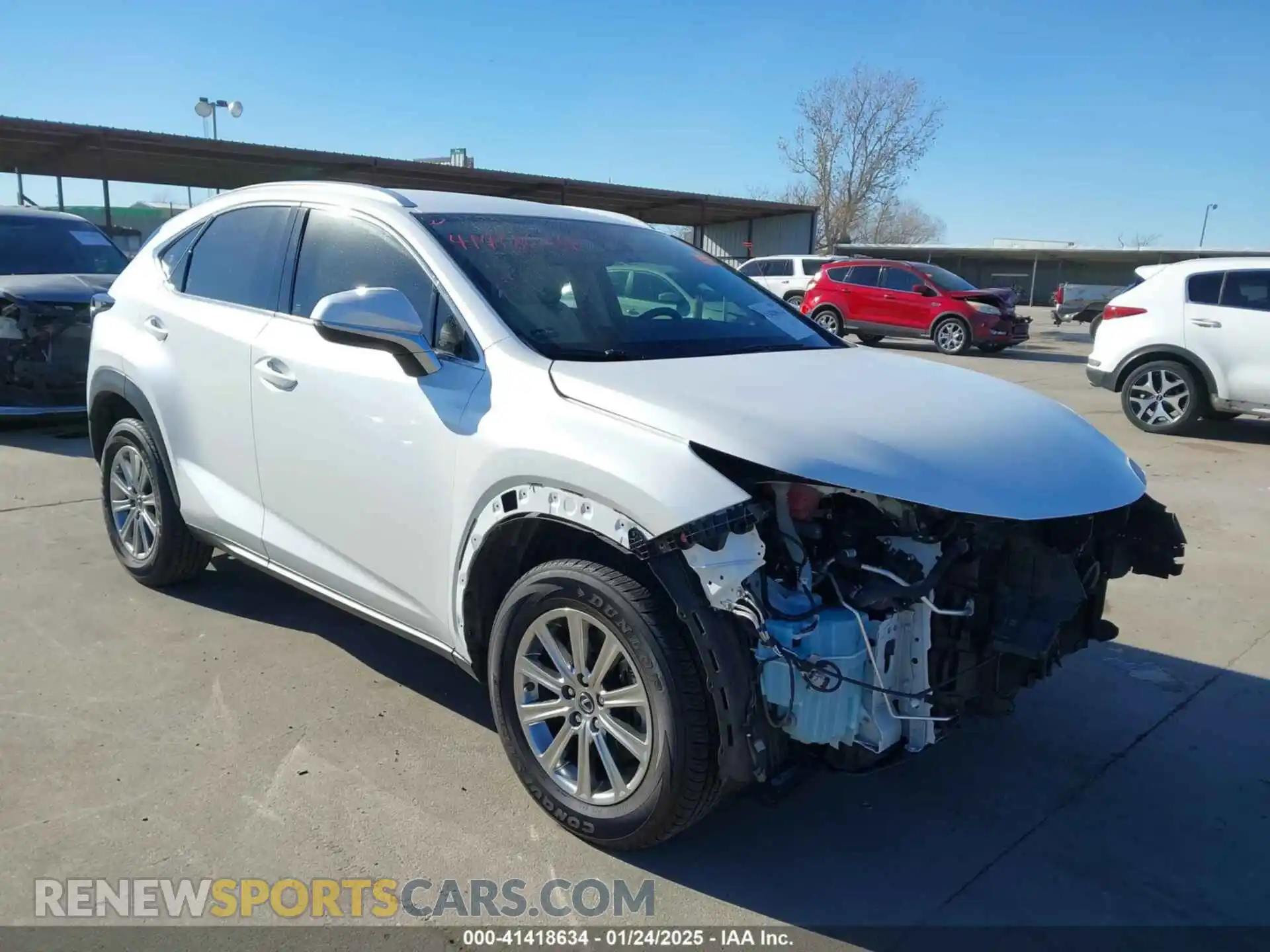 1 Photograph of a damaged car JTJDARBZ8M5033106 LEXUS NX 300 2021