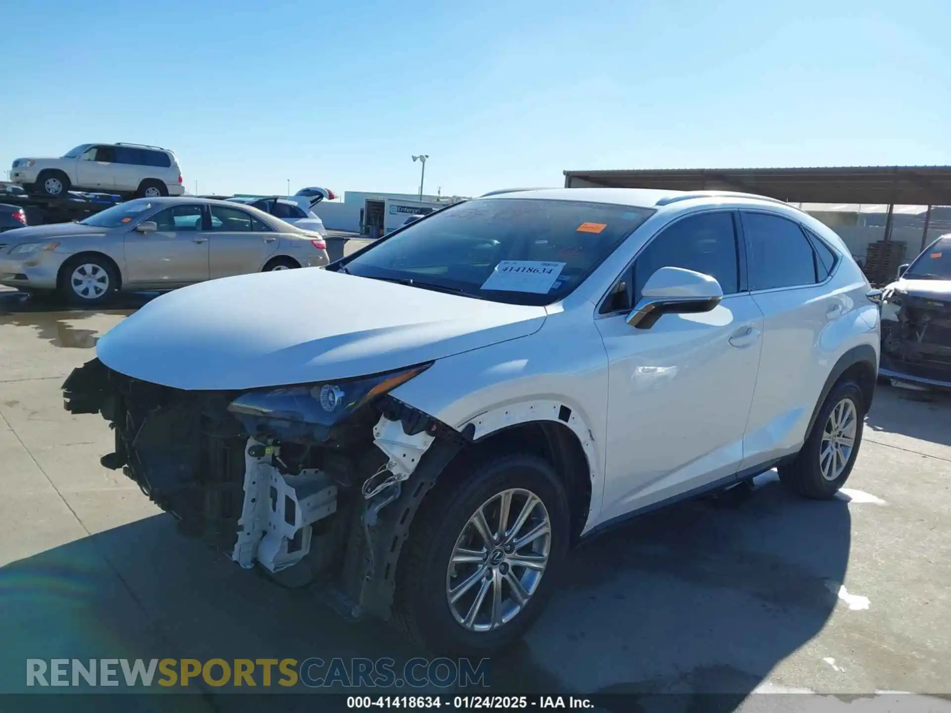 2 Photograph of a damaged car JTJDARBZ8M5033106 LEXUS NX 300 2021