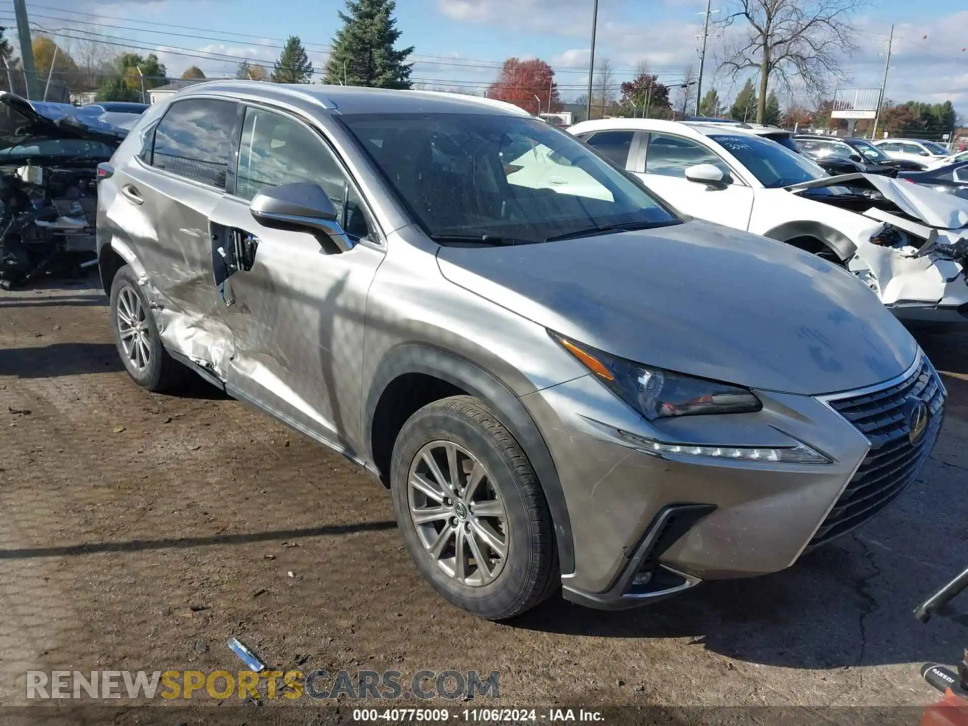 1 Photograph of a damaged car JTJDARBZ9M2196218 LEXUS NX 300 2021