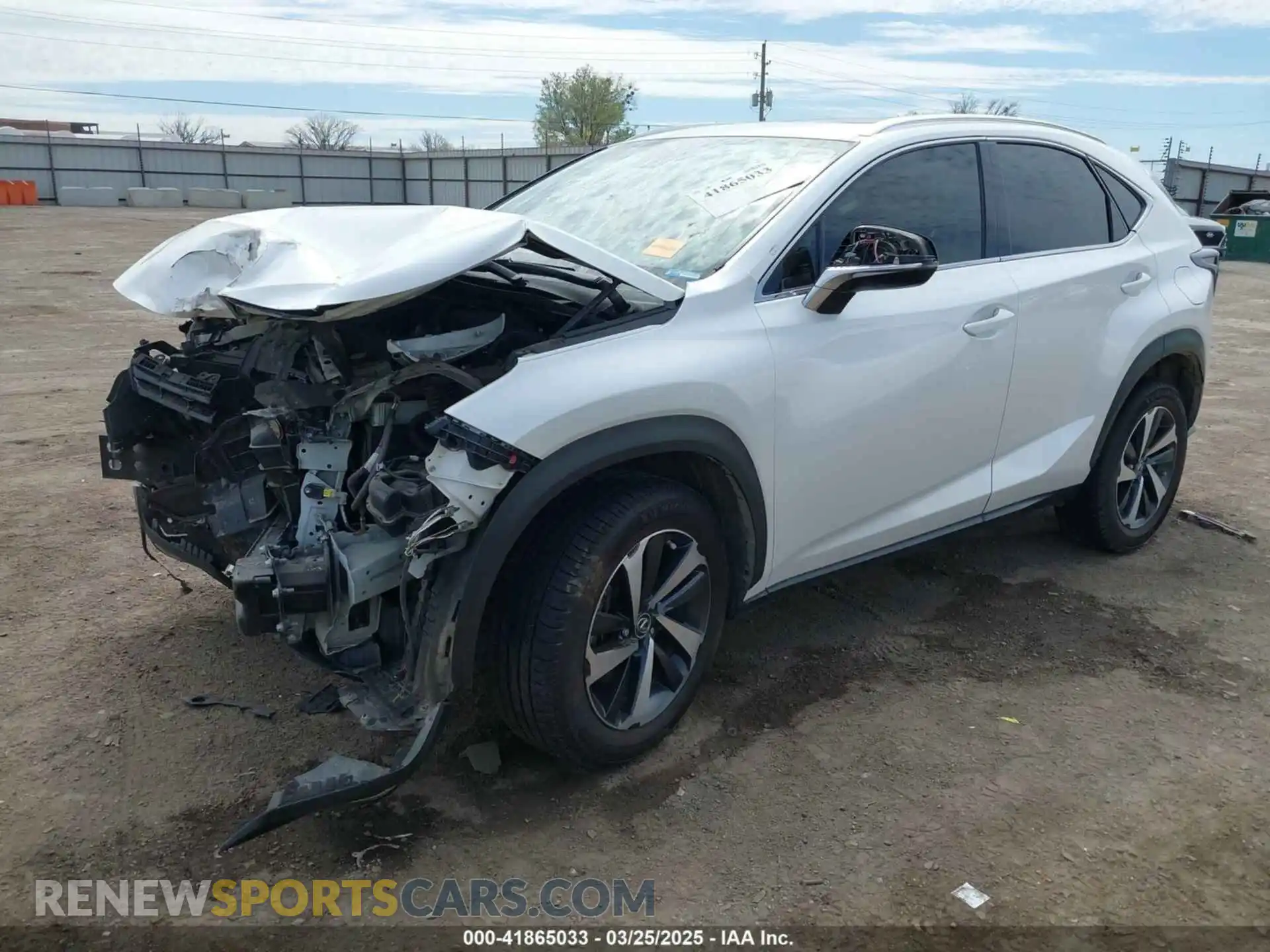 2 fotografías del automóvil dañado JTJDARBZXM5022186 LEXUS NX 300 2021