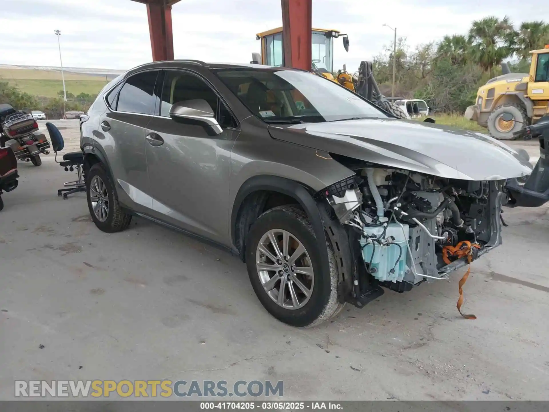 1 Photograph of a damaged car JTJDARDZ0M2256402 LEXUS NX 300 2021