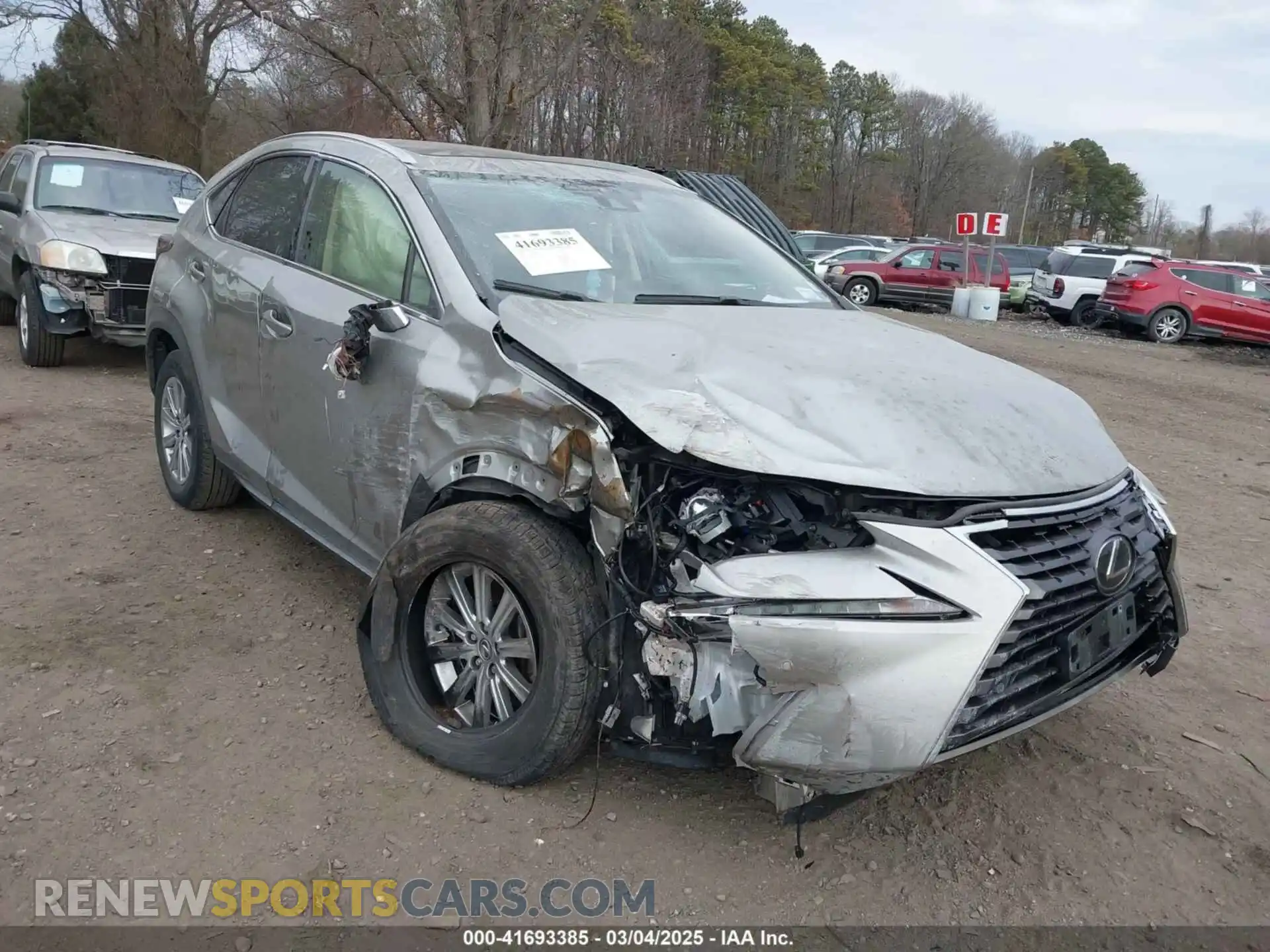 1 Photograph of a damaged car JTJDARDZ4M2242647 LEXUS NX 300 2021