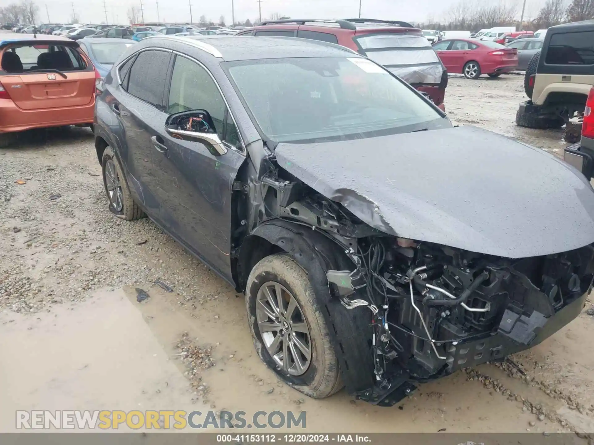 1 Photograph of a damaged car JTJDARDZ6M2256436 LEXUS NX 300 2021