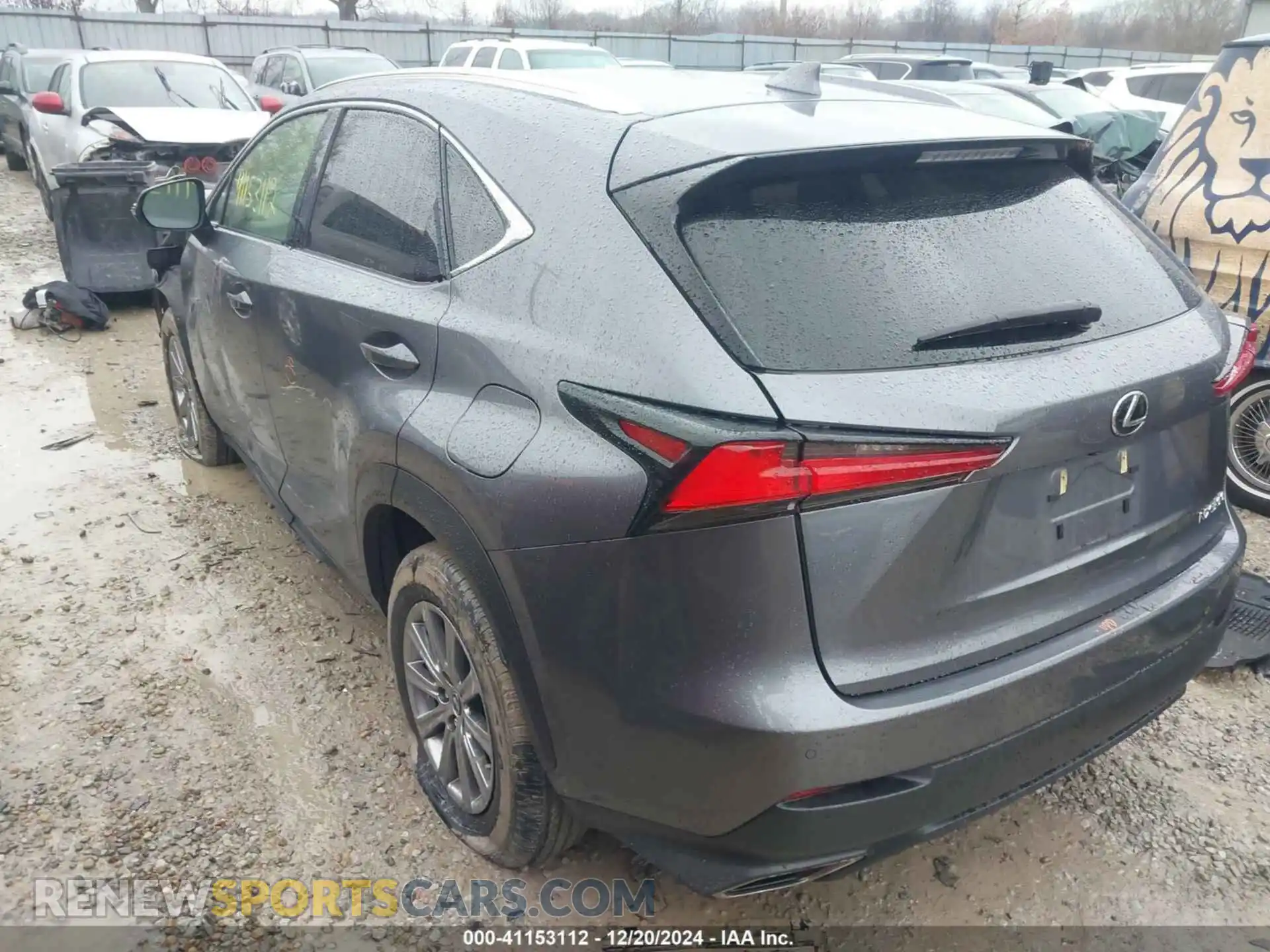 3 Photograph of a damaged car JTJDARDZ6M2256436 LEXUS NX 300 2021