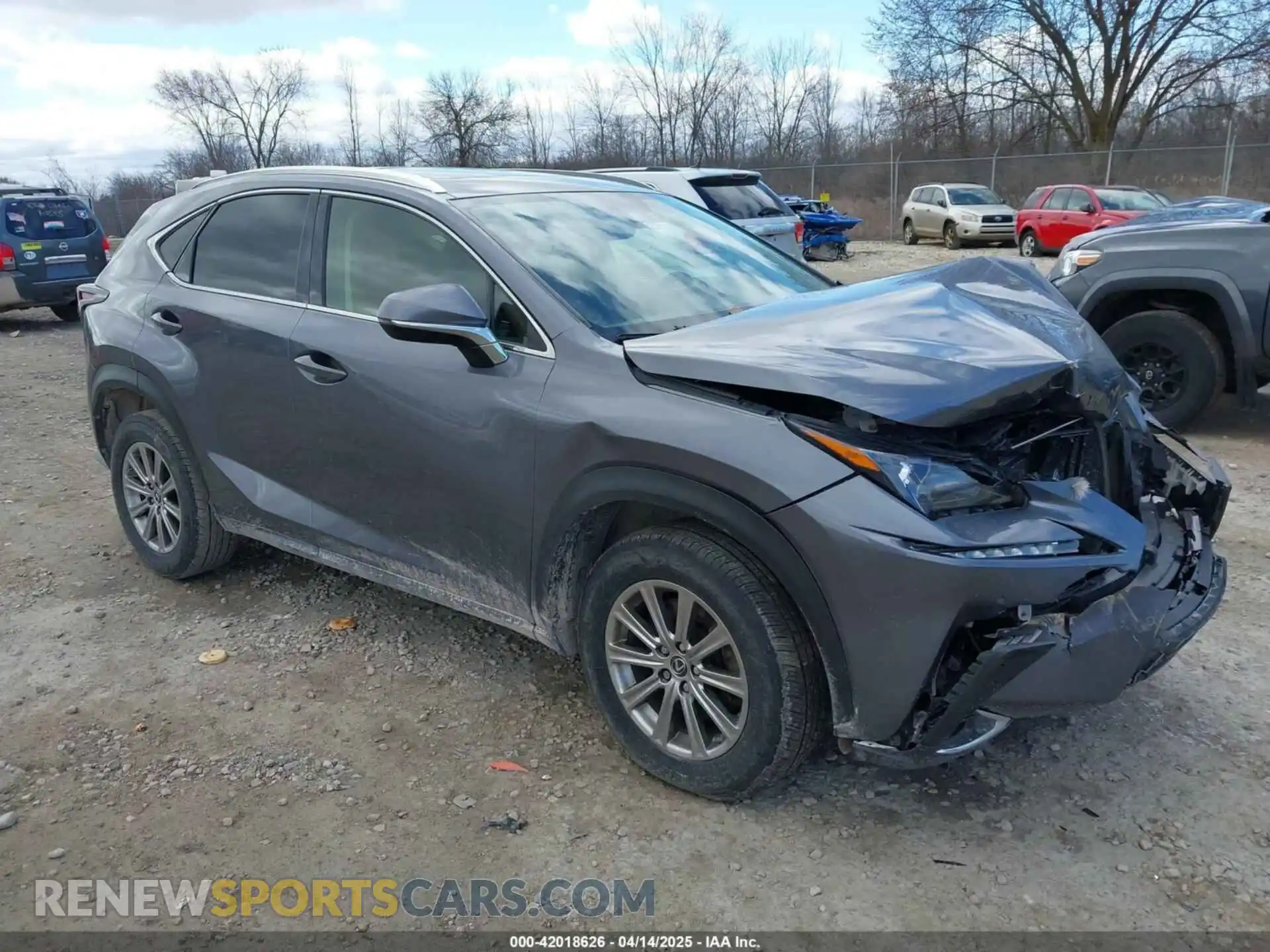 1 Photograph of a damaged car JTJDARDZ6M2257909 LEXUS NX 300 2021