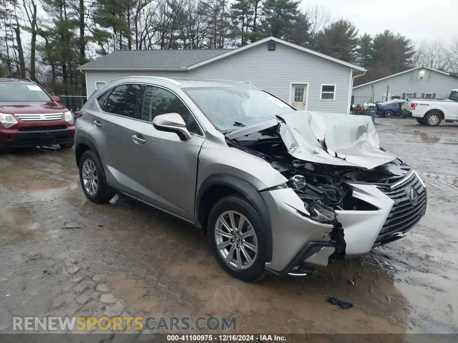 1 Photograph of a damaged car JTJDARDZ8M2248175 LEXUS NX 300 2021