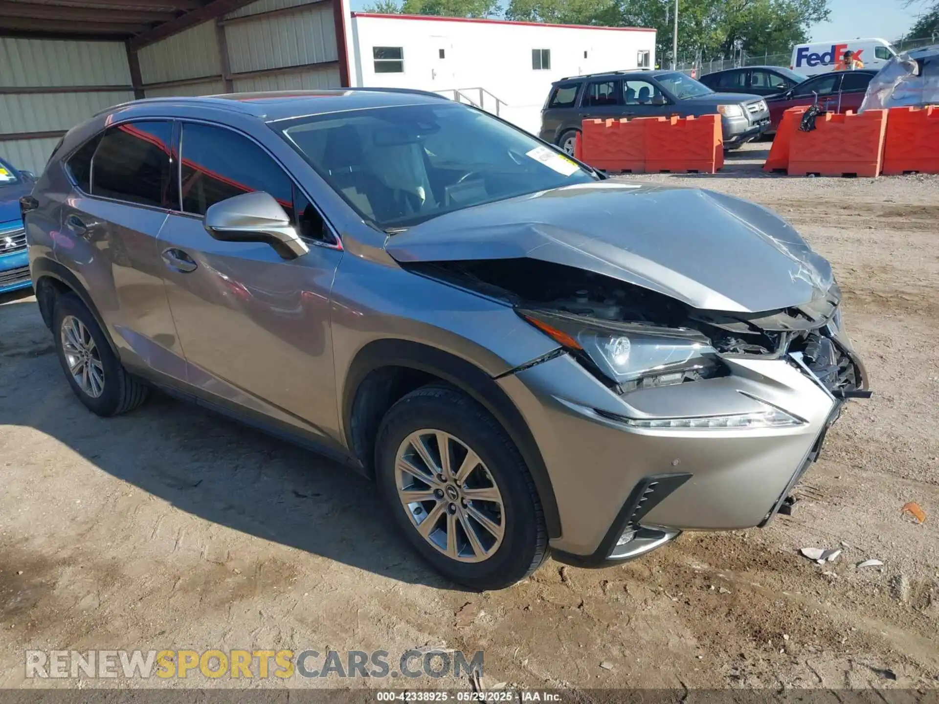 1 Photograph of a damaged car JTJDARDZ9M2248489 LEXUS NX 300 2021