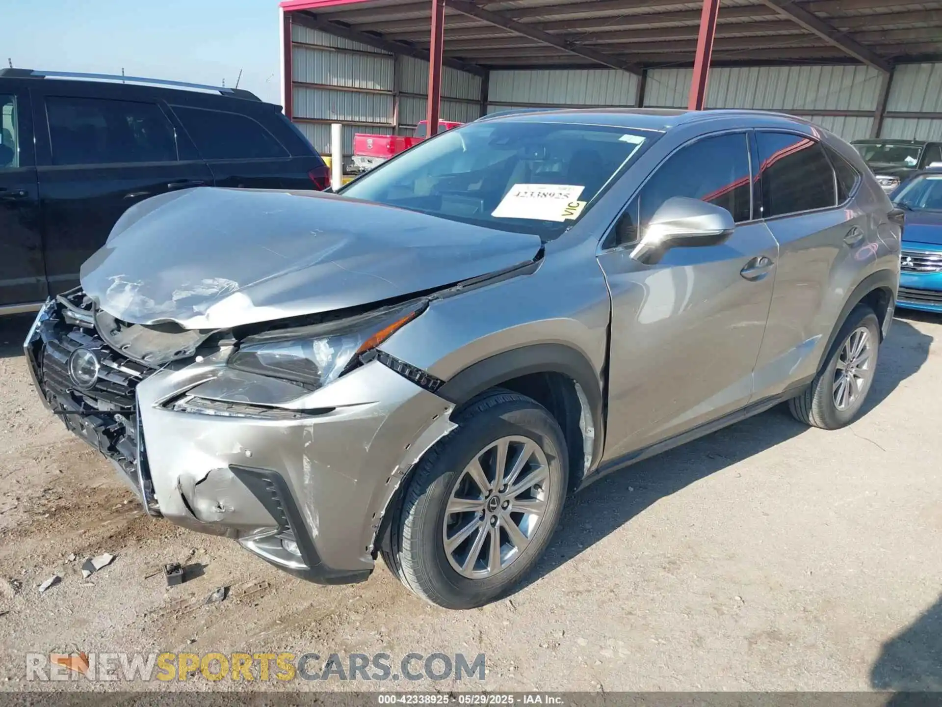 2 Photograph of a damaged car JTJDARDZ9M2248489 LEXUS NX 300 2021
