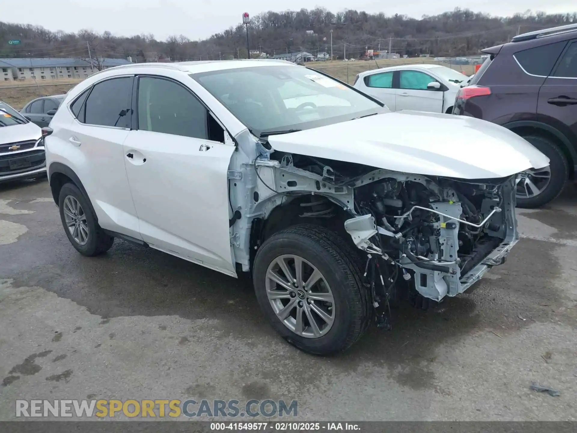 1 Photograph of a damaged car JTJDARDZ9M5027019 LEXUS NX 300 2021