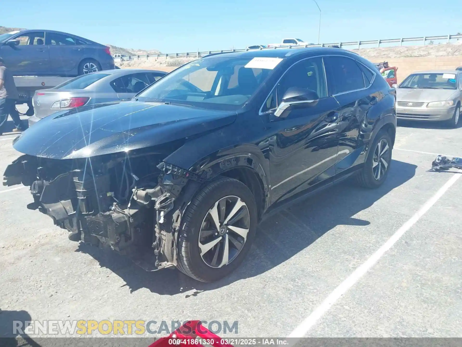 2 Photograph of a damaged car JTJGARBZ2M2186062 LEXUS NX 300 2021