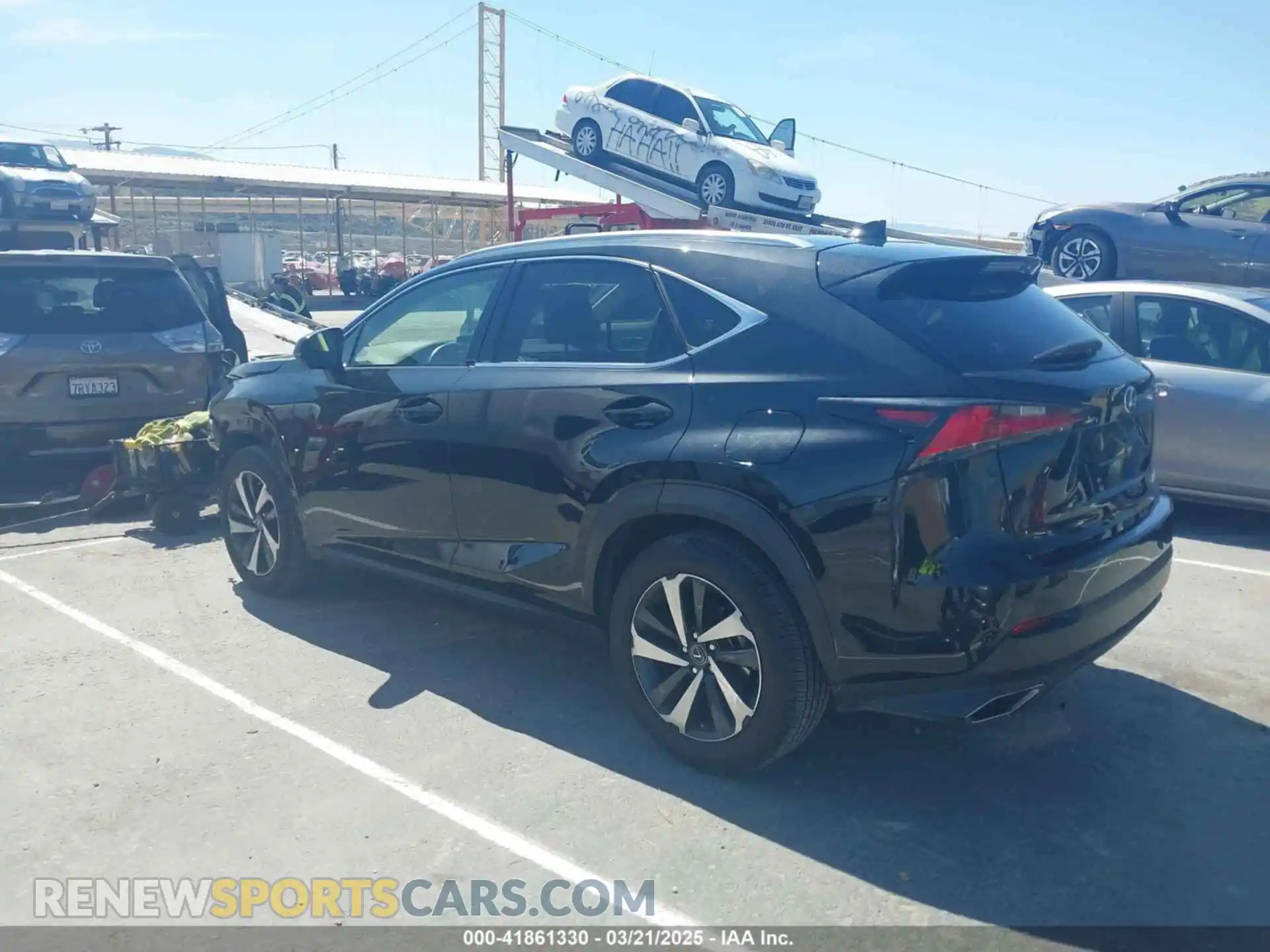 3 Photograph of a damaged car JTJGARBZ2M2186062 LEXUS NX 300 2021