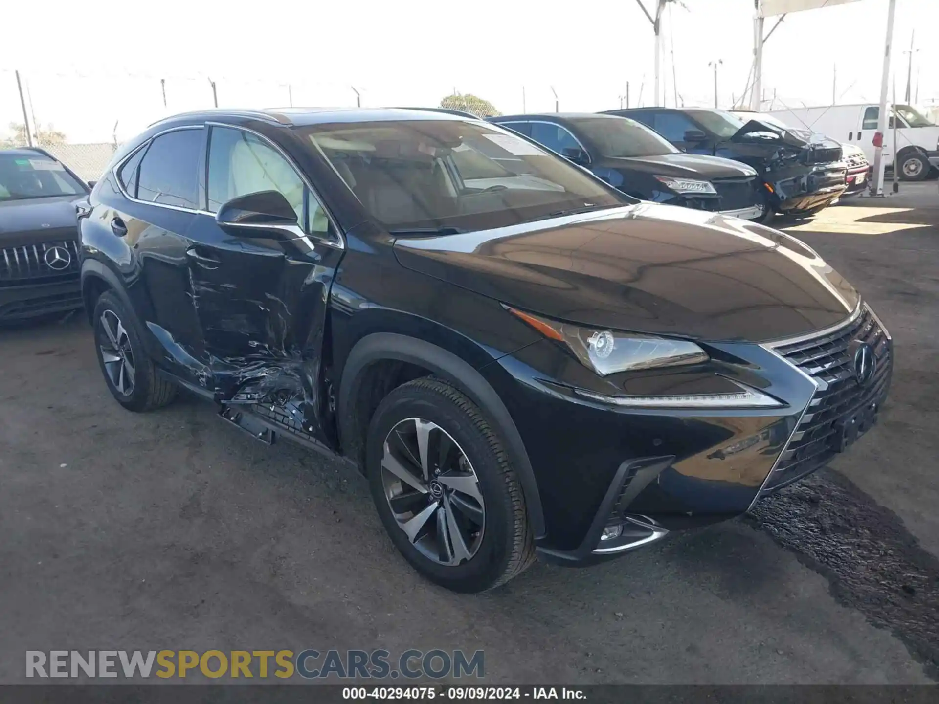 1 Photograph of a damaged car JTJGARBZ2M2188815 LEXUS NX 300 2021