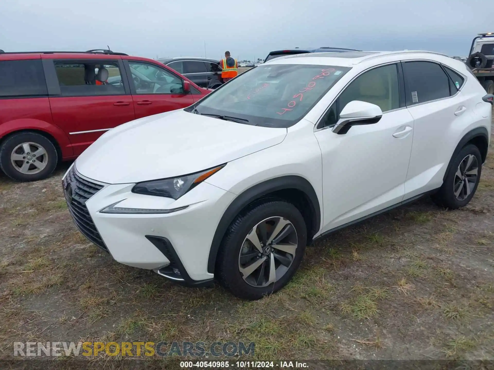 2 Photograph of a damaged car JTJGARBZ2M5020705 LEXUS NX 300 2021