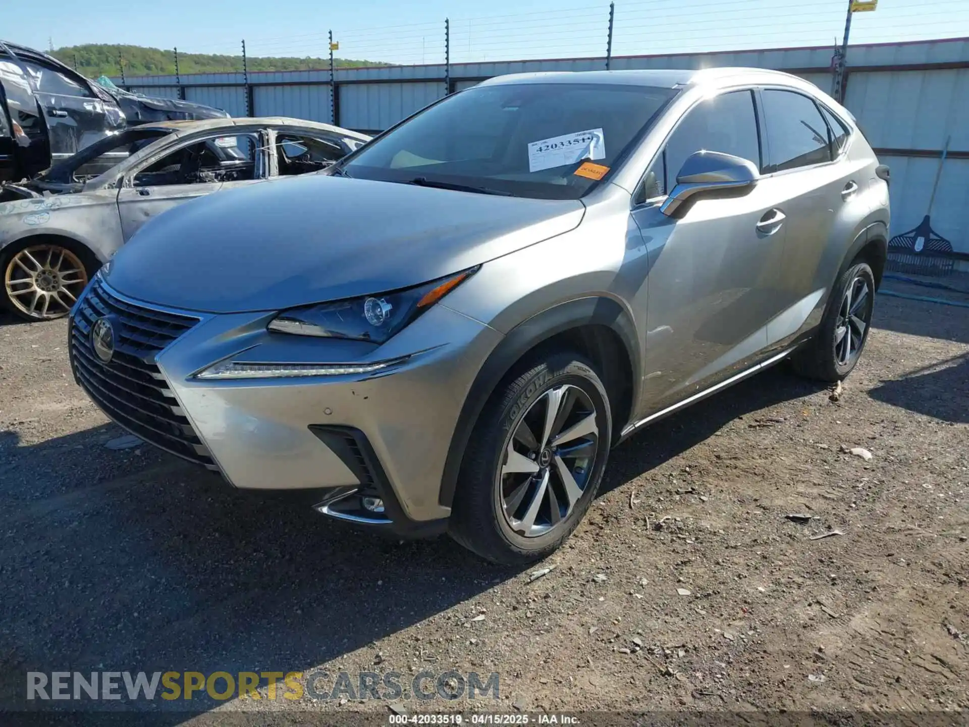 2 Photograph of a damaged car JTJGARBZ3M2183459 LEXUS NX 300 2021