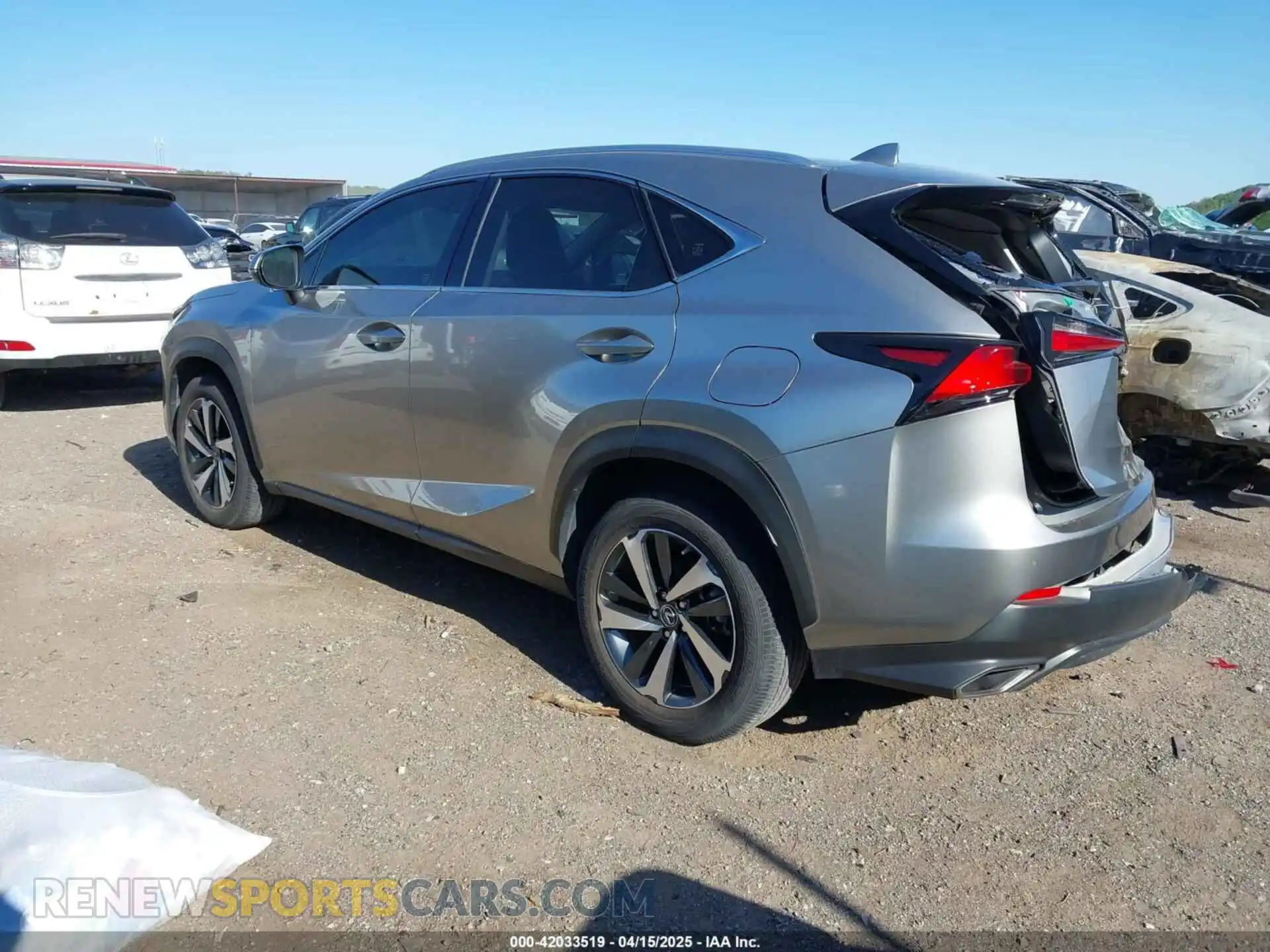 3 Photograph of a damaged car JTJGARBZ3M2183459 LEXUS NX 300 2021