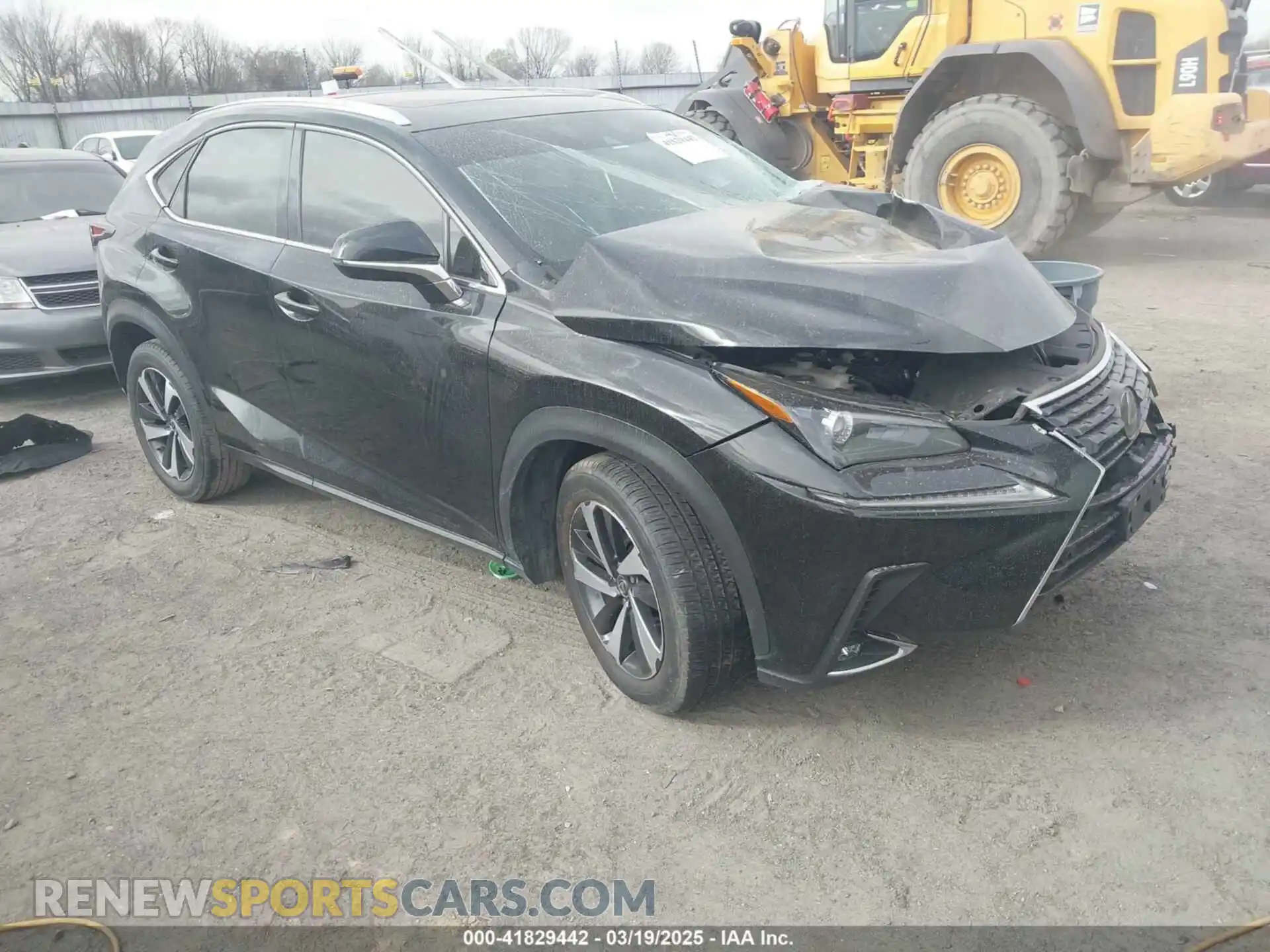 1 Photograph of a damaged car JTJGARBZ7M2197462 LEXUS NX 300 2021