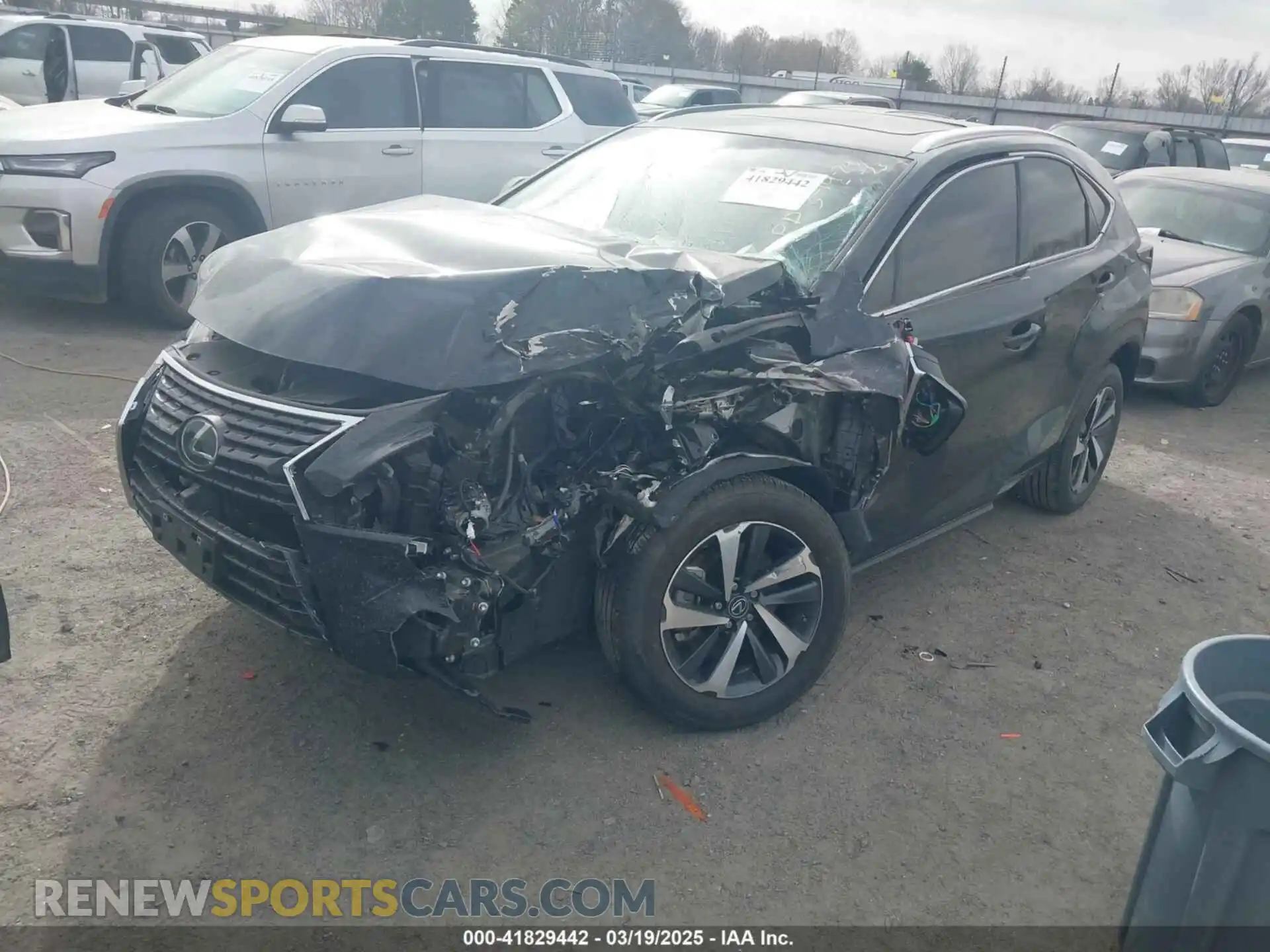 2 Photograph of a damaged car JTJGARBZ7M2197462 LEXUS NX 300 2021