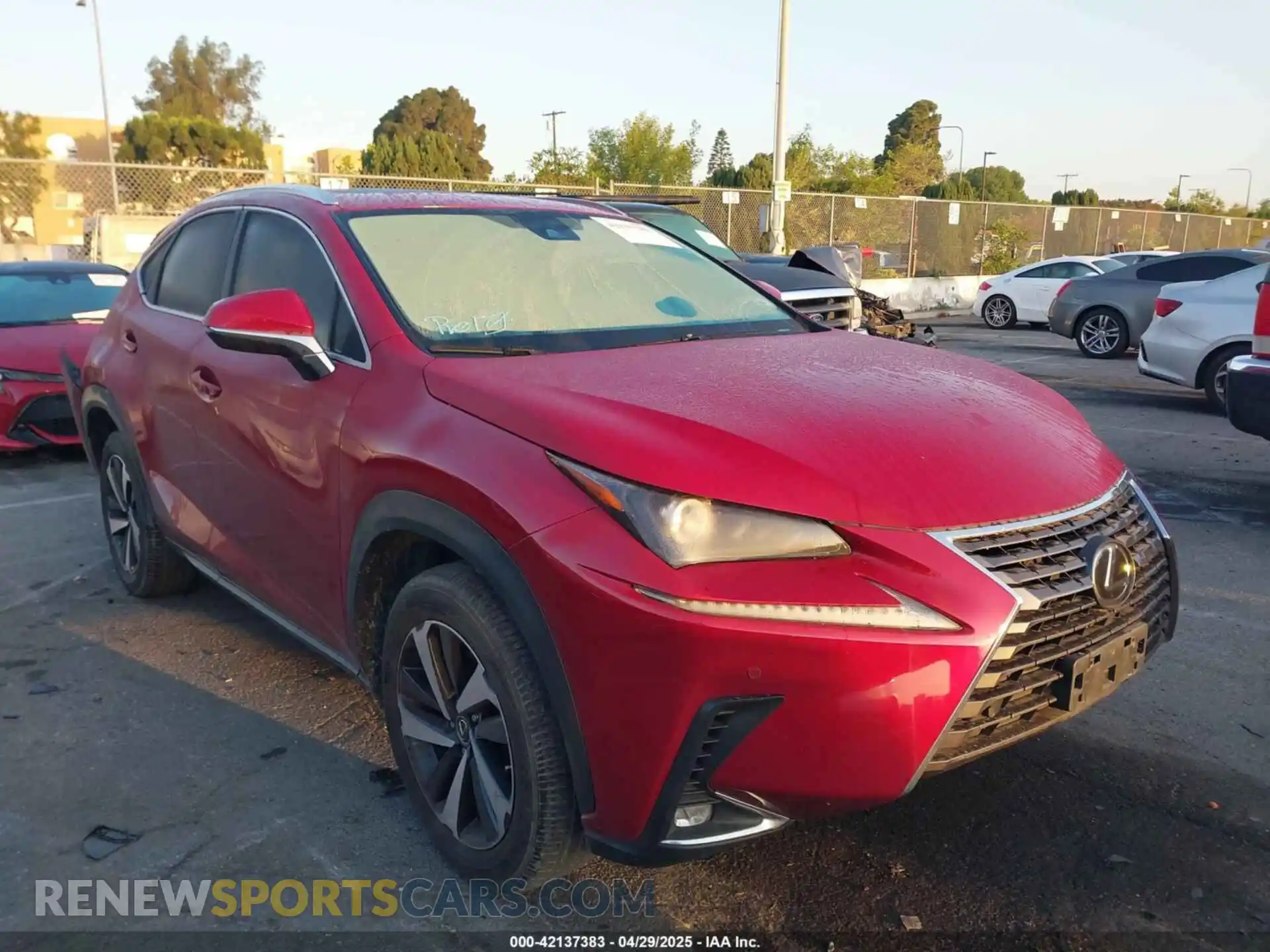 1 Photograph of a damaged car JTJGARBZXM5027773 LEXUS NX 300 2021