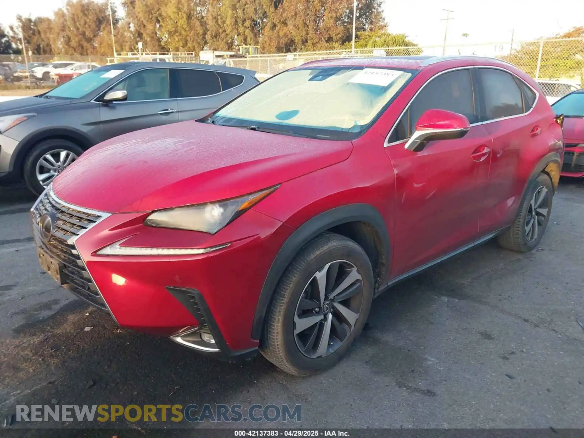 2 Photograph of a damaged car JTJGARBZXM5027773 LEXUS NX 300 2021