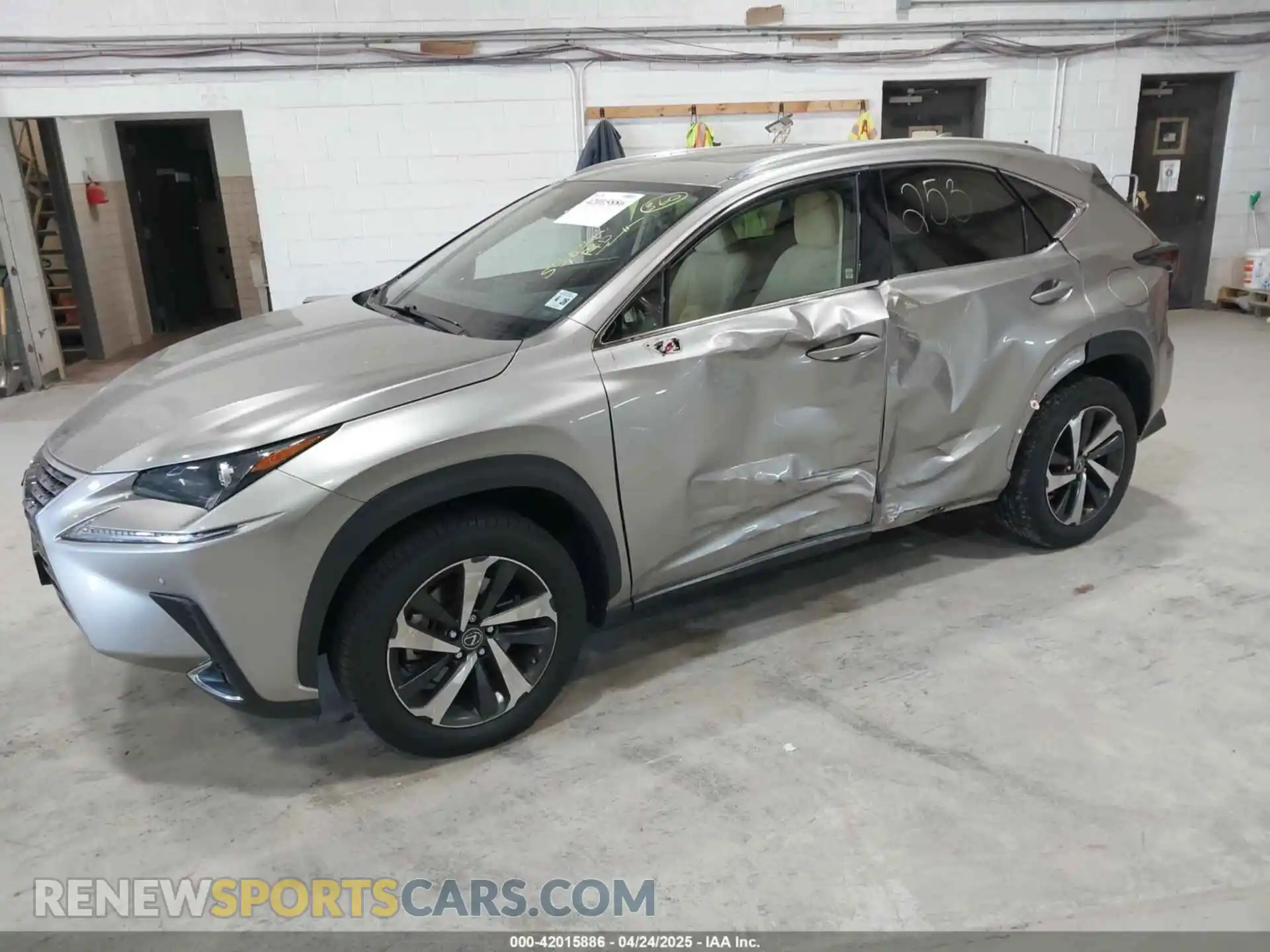 2 Photograph of a damaged car JTJGARDZ6M2256045 LEXUS NX 300 2021