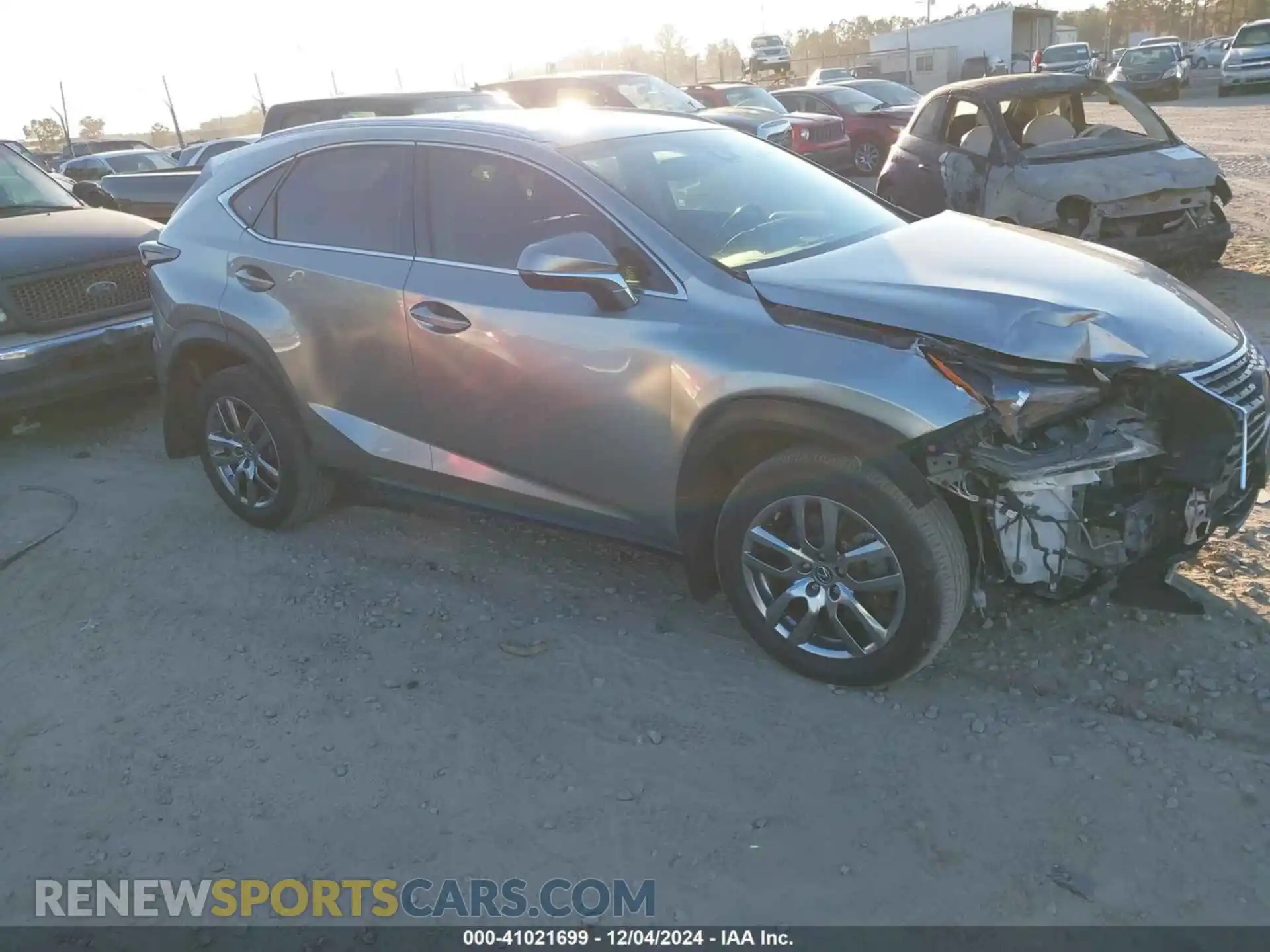 1 Photograph of a damaged car JTJGARDZ7M2236676 LEXUS NX 300 2021