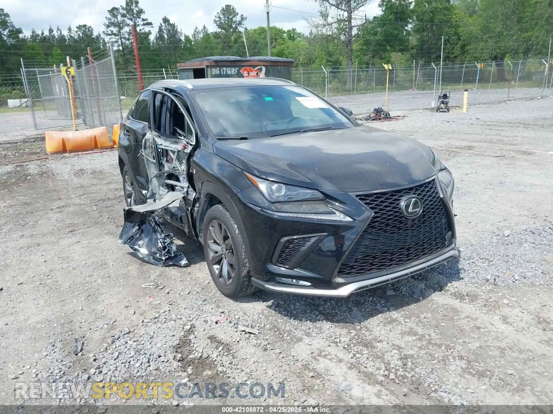 1 Photograph of a damaged car JTJSARBZ0M2195160 LEXUS NX 300 2021