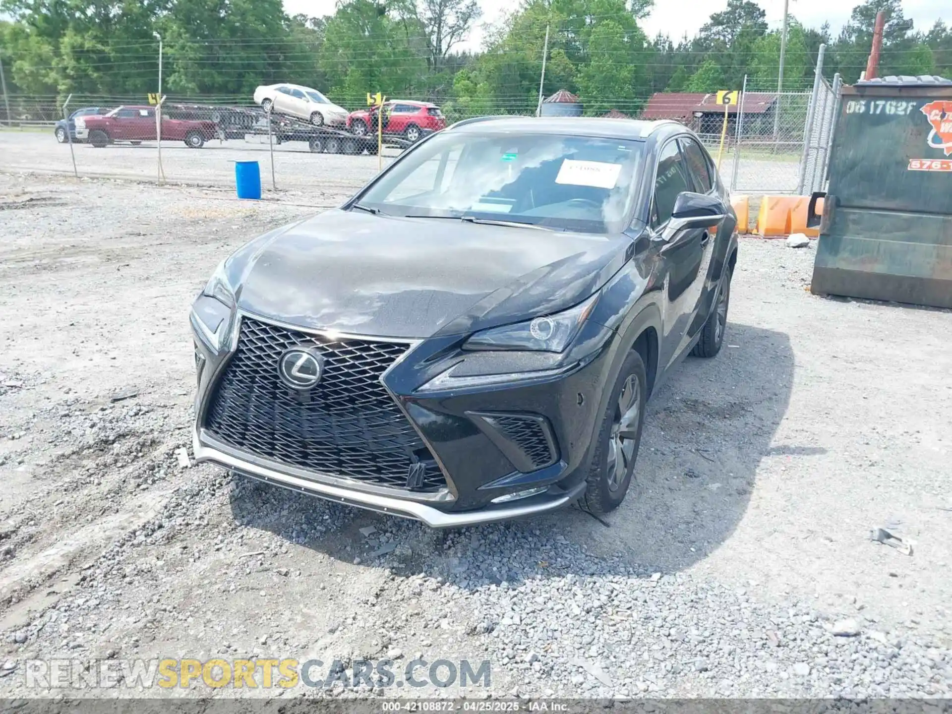 2 Photograph of a damaged car JTJSARBZ0M2195160 LEXUS NX 300 2021
