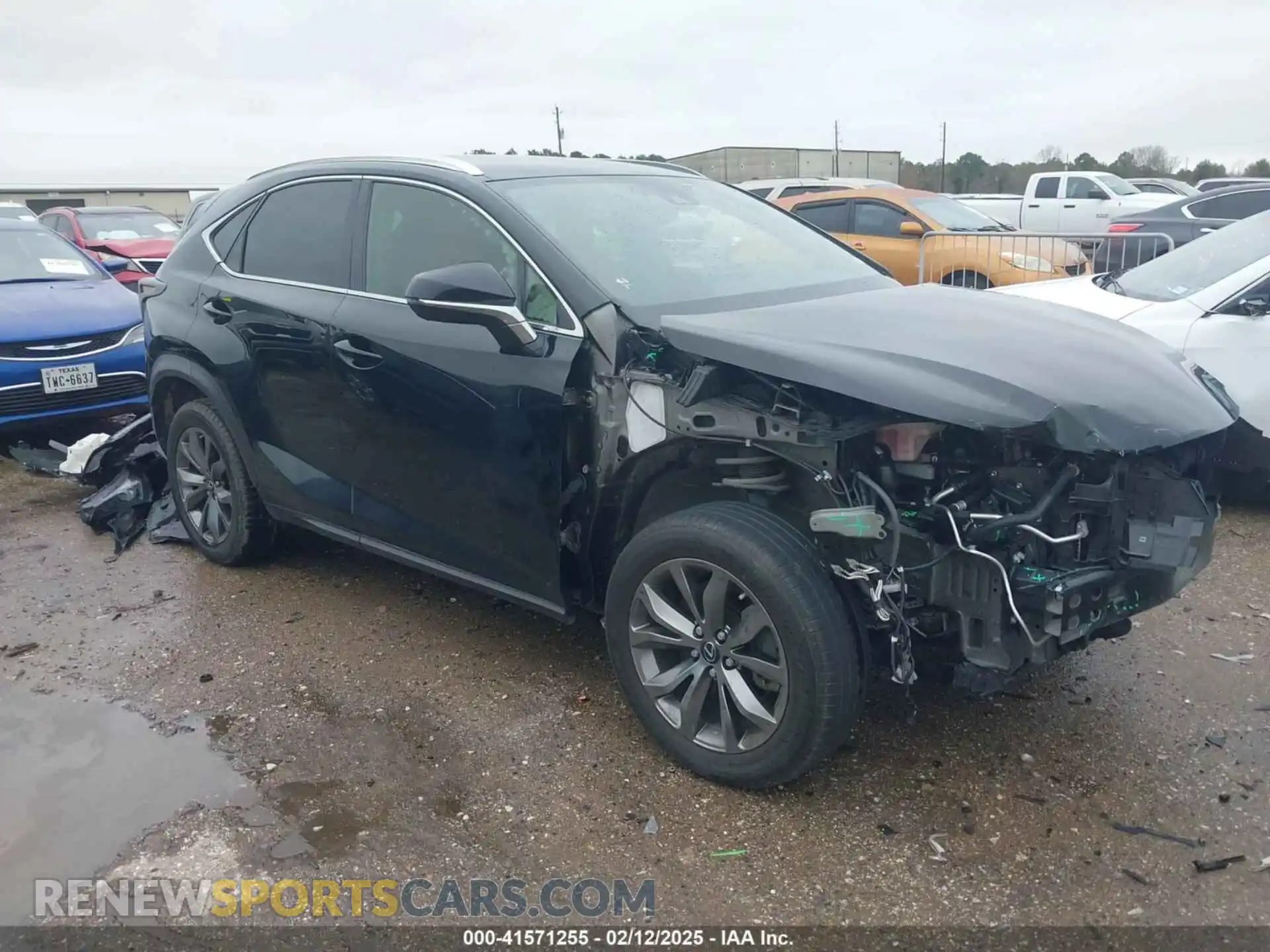 1 Photograph of a damaged car JTJSARBZ2M2190994 LEXUS NX 300 2021
