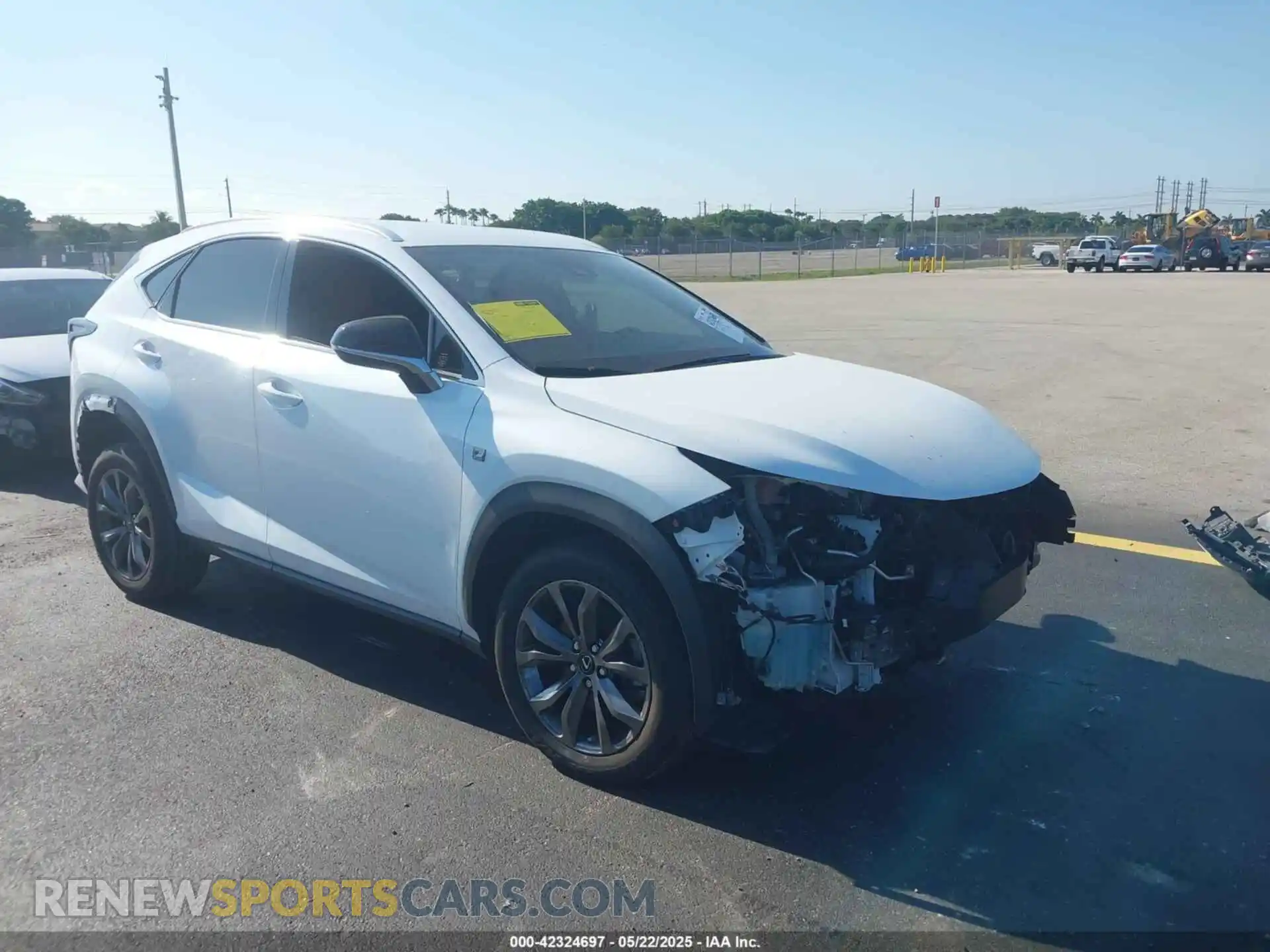 1 Photograph of a damaged car JTJSARBZ2M2203405 LEXUS NX 300 2021