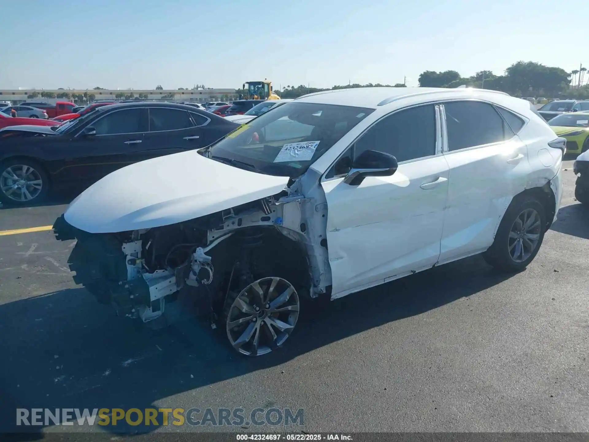 2 Photograph of a damaged car JTJSARBZ2M2203405 LEXUS NX 300 2021