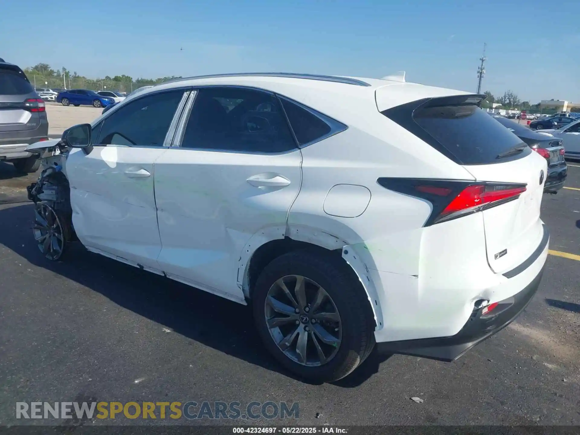 3 Photograph of a damaged car JTJSARBZ2M2203405 LEXUS NX 300 2021