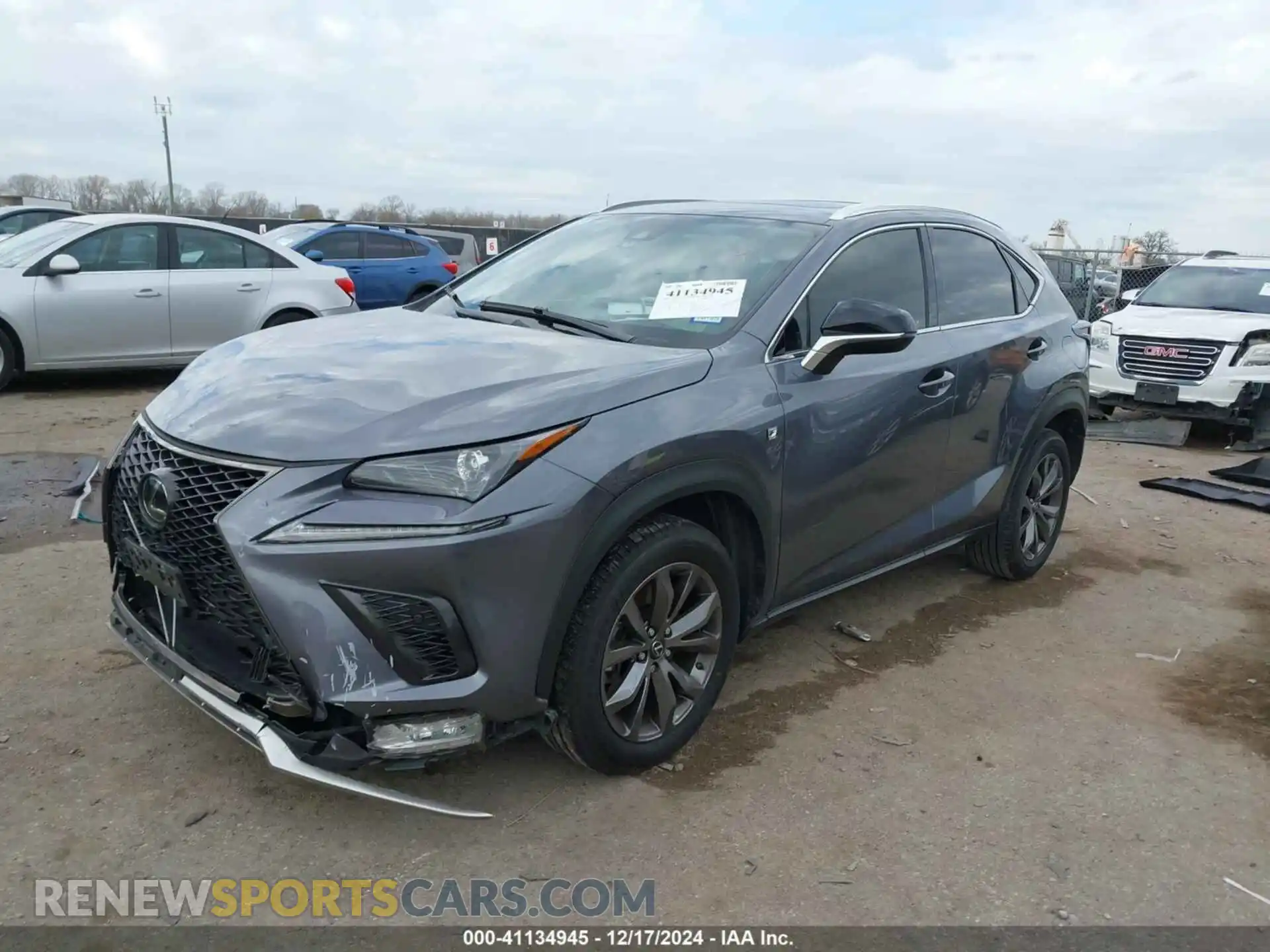 2 Photograph of a damaged car JTJSARBZ4M2203258 LEXUS NX 300 2021