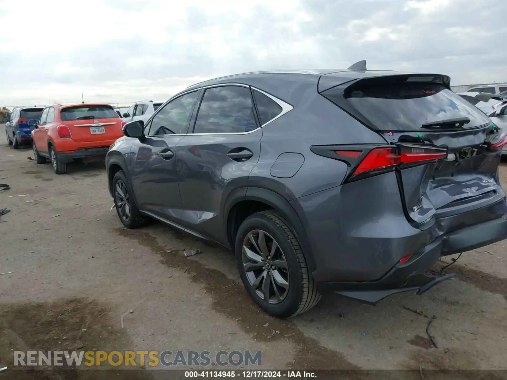 3 Photograph of a damaged car JTJSARBZ4M2203258 LEXUS NX 300 2021