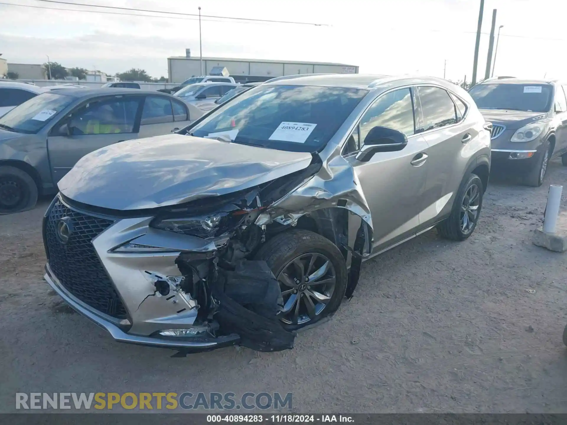 2 Фотография поврежденного автомобиля JTJSARBZXM2190953 LEXUS NX 300 2021