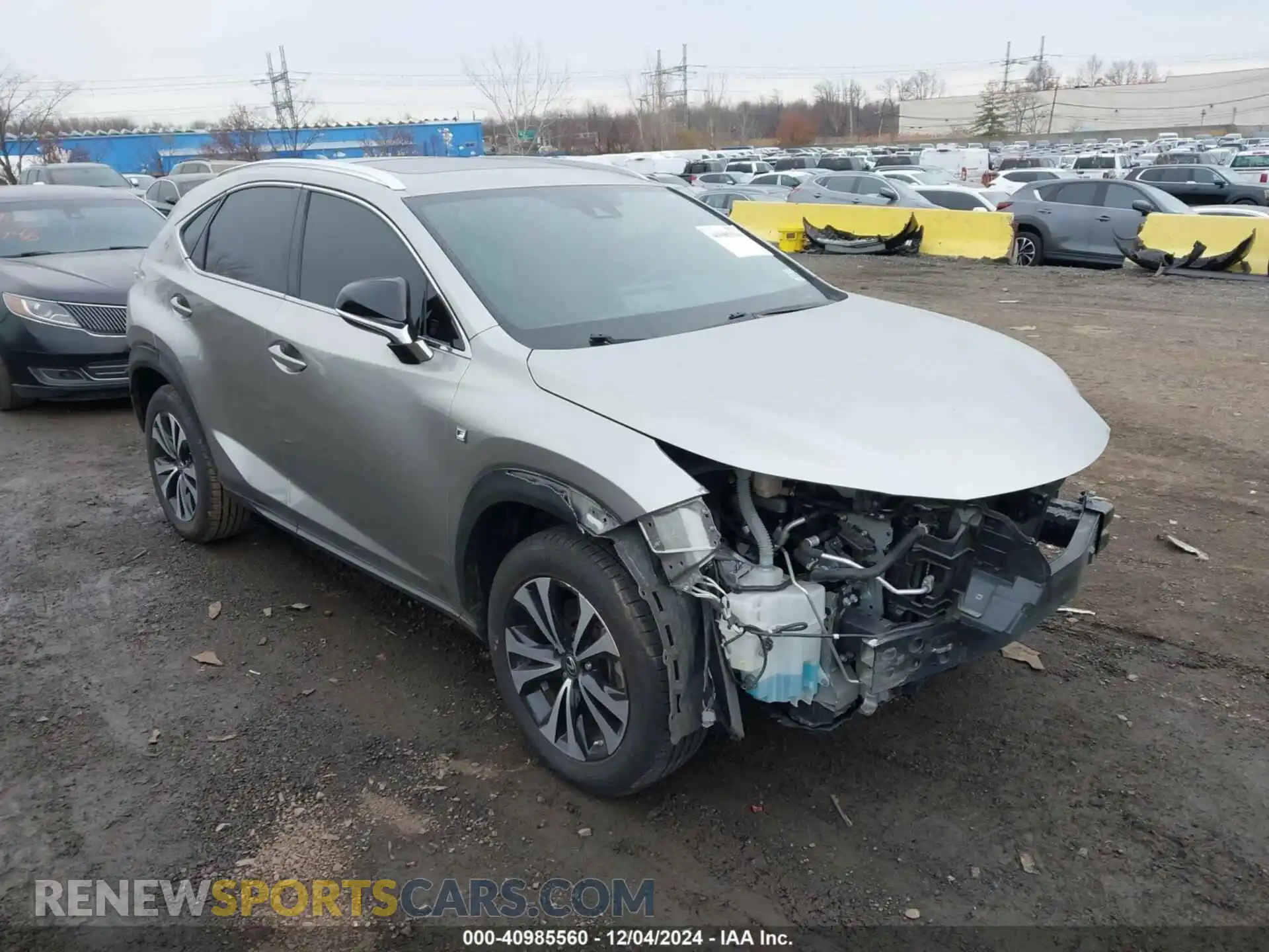 1 Photograph of a damaged car JTJSARDZ2M2255906 LEXUS NX 300 2021