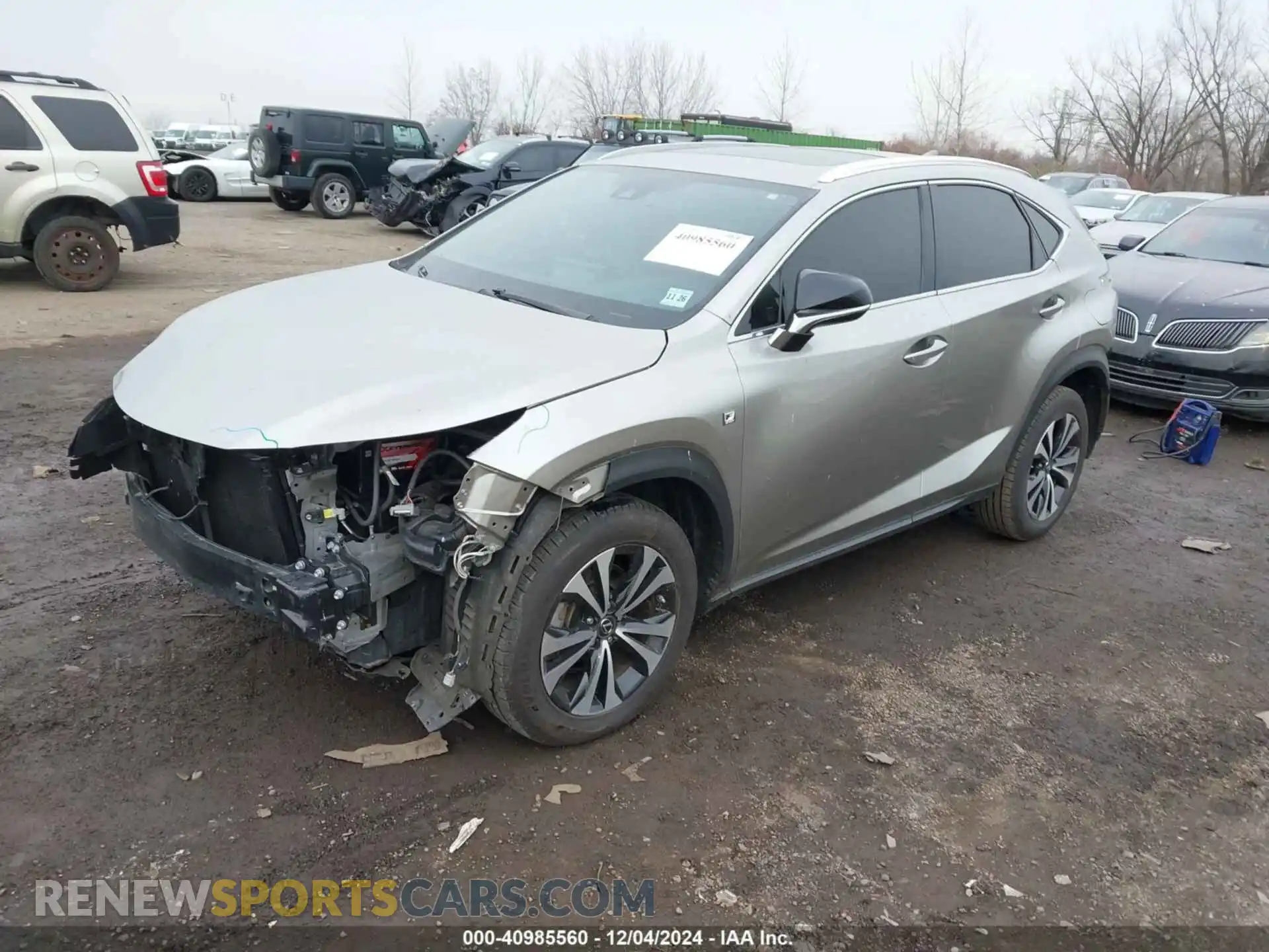 2 Photograph of a damaged car JTJSARDZ2M2255906 LEXUS NX 300 2021