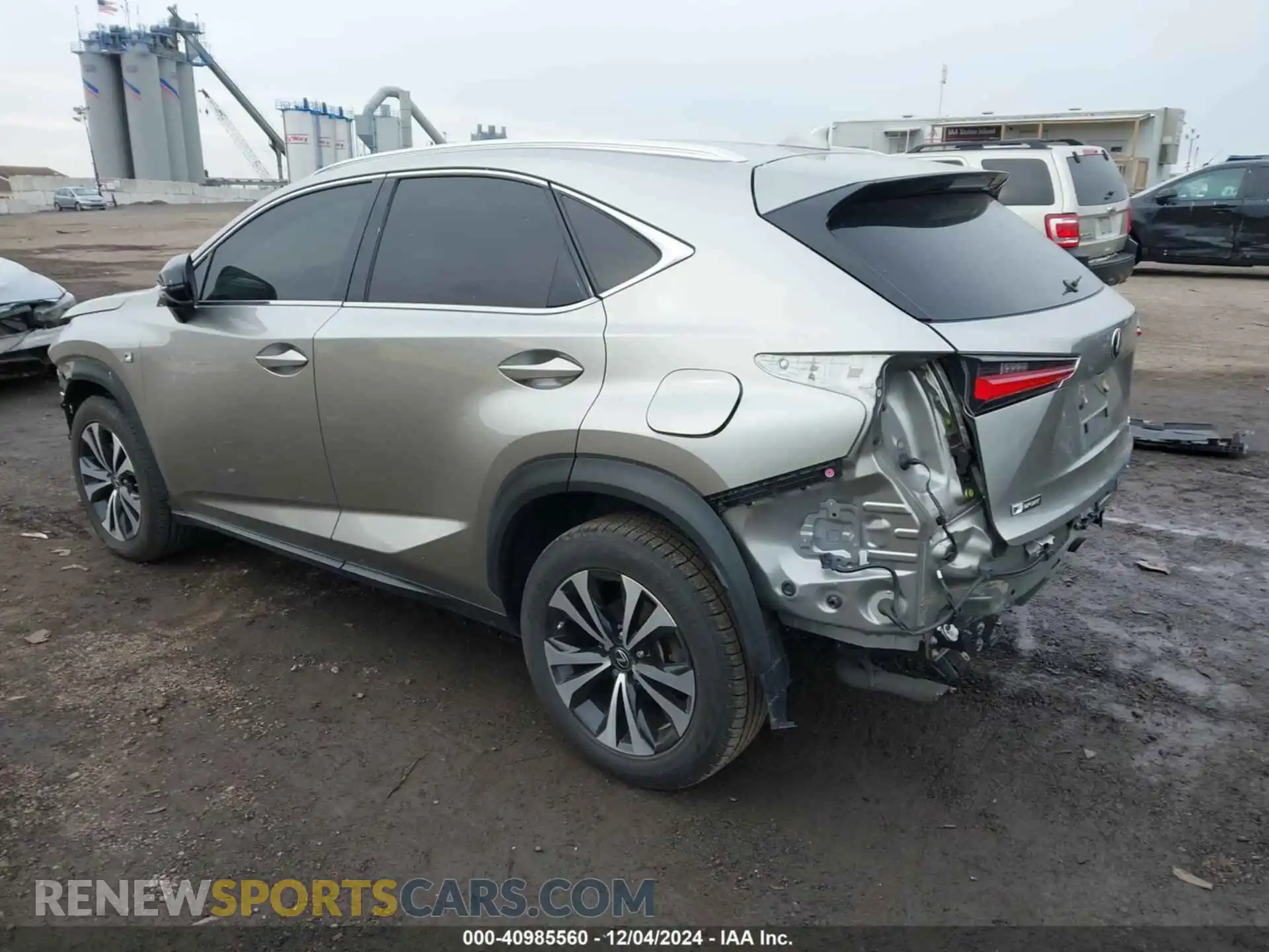 3 Photograph of a damaged car JTJSARDZ2M2255906 LEXUS NX 300 2021
