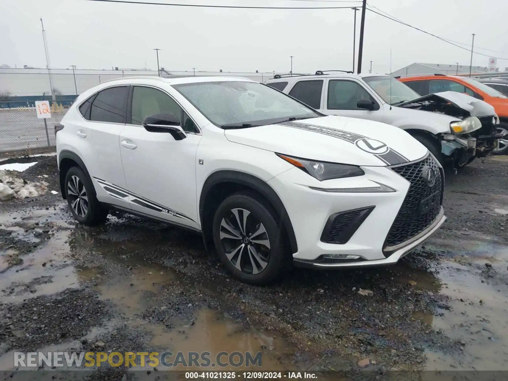 1 Photograph of a damaged car JTJSARDZ6M5021671 LEXUS NX 300 2021