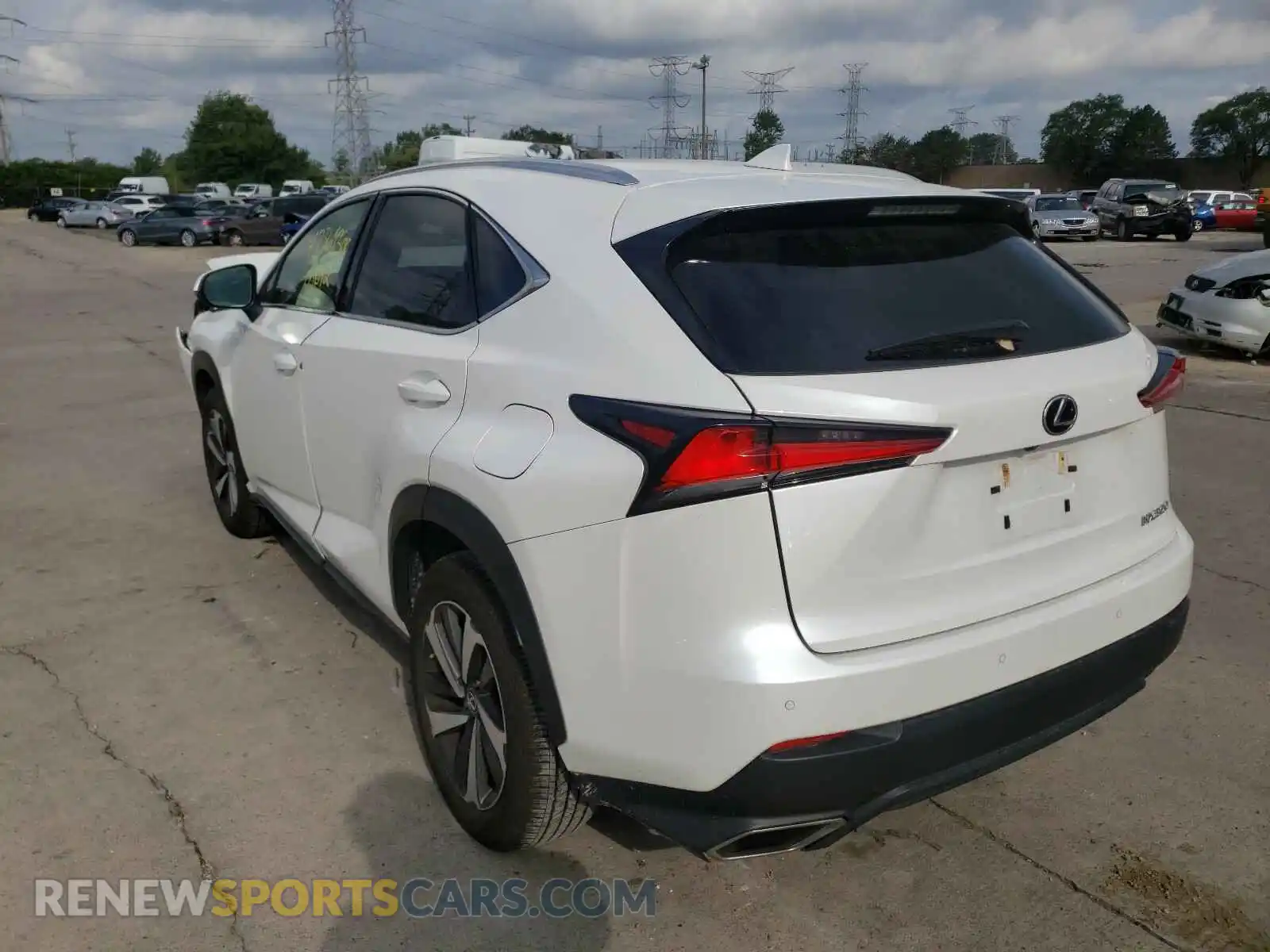 3 Photograph of a damaged car JTJBARBZ2K2189096 LEXUS NX 300 BAS 2019