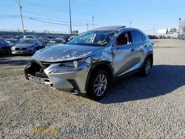 2 fotografías del automóvil dañado JTJBARBZ3K2202292 LEXUS NX 300 BAS 2019
