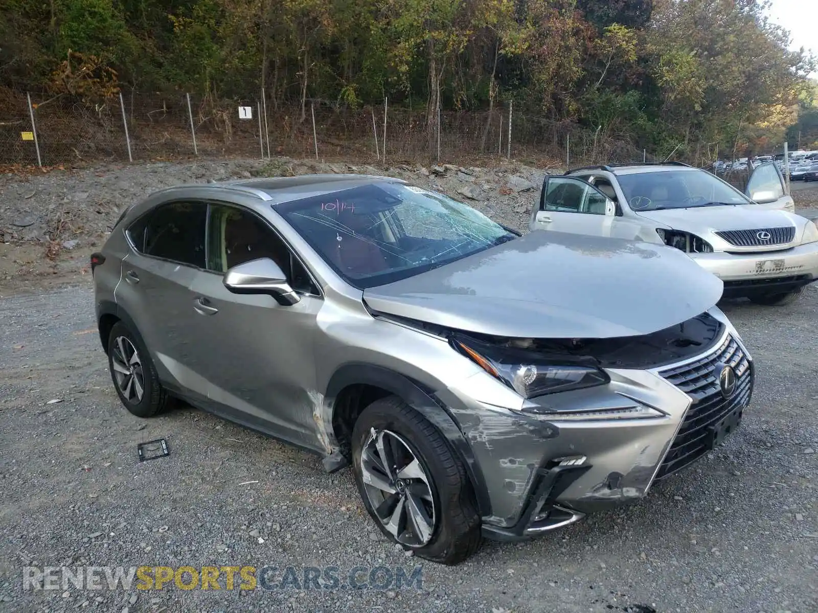 1 Photograph of a damaged car JTJBARBZ4K2190671 LEXUS NX 300 BAS 2019