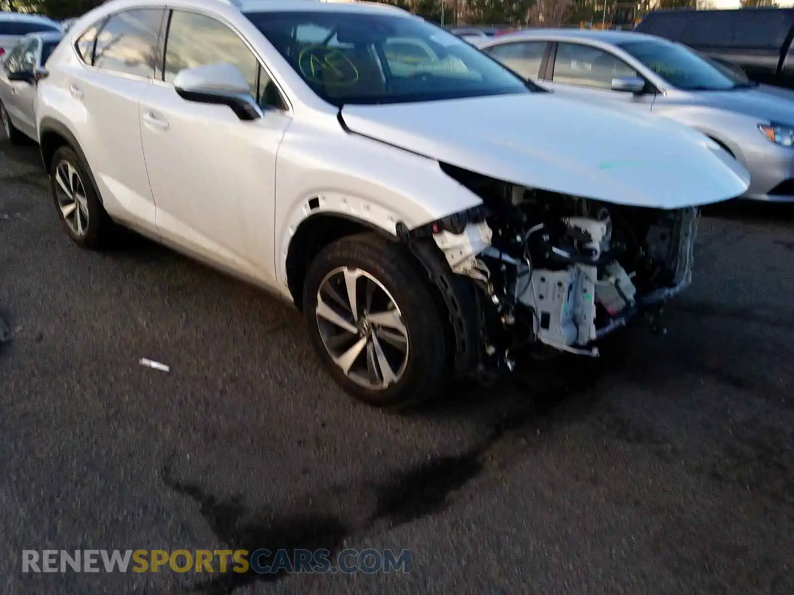 1 Photograph of a damaged car JTJBARBZ4K2193733 LEXUS NX 300 BAS 2019