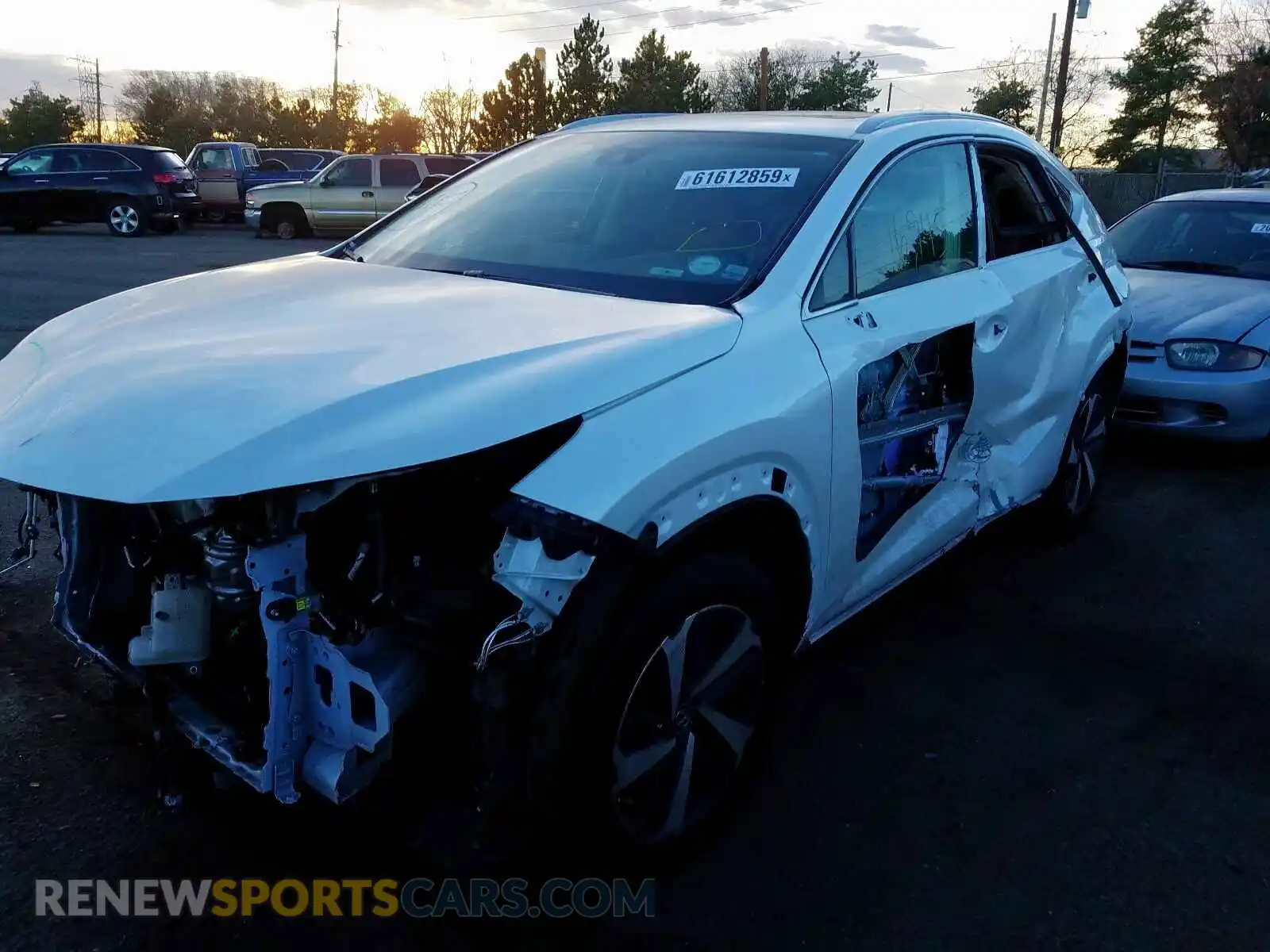 2 Photograph of a damaged car JTJBARBZ4K2193733 LEXUS NX 300 BAS 2019