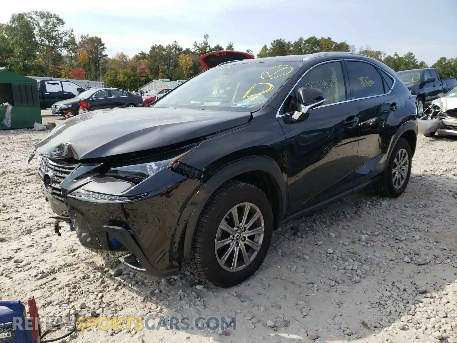 2 Photograph of a damaged car JTJBARBZ5K2215027 LEXUS NX 300 BAS 2019