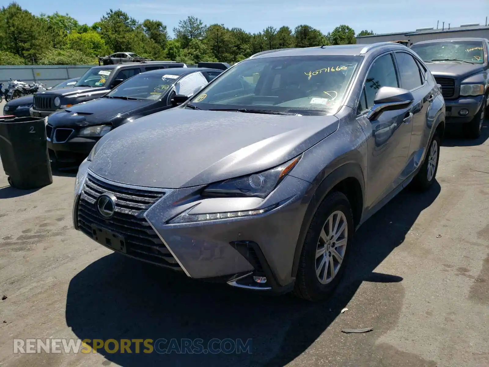 2 Photograph of a damaged car JTJBARBZ8K2215216 LEXUS NX 300 BAS 2019