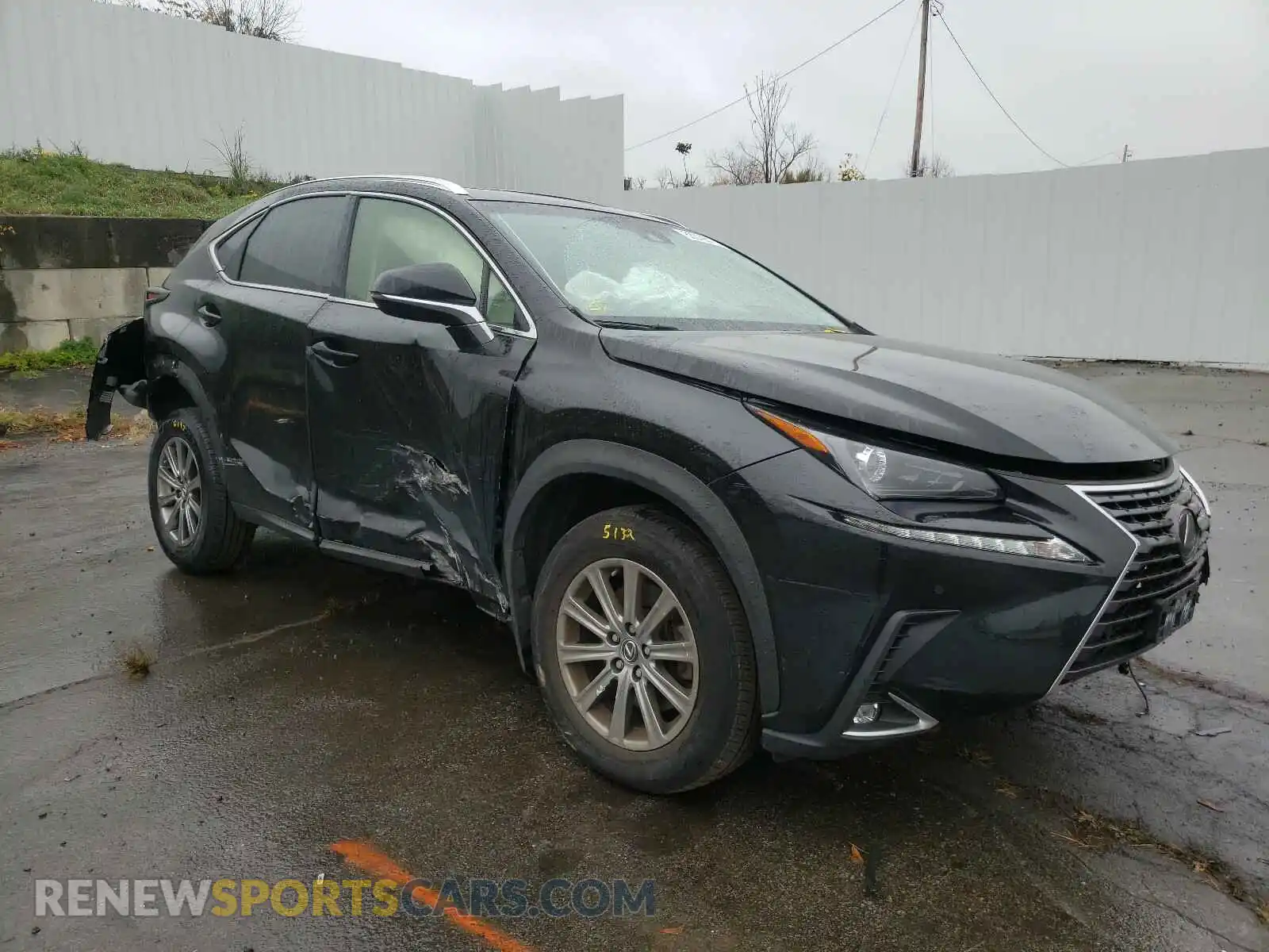 1 Photograph of a damaged car JTJBARBZXK2194692 LEXUS NX 300 BAS 2019