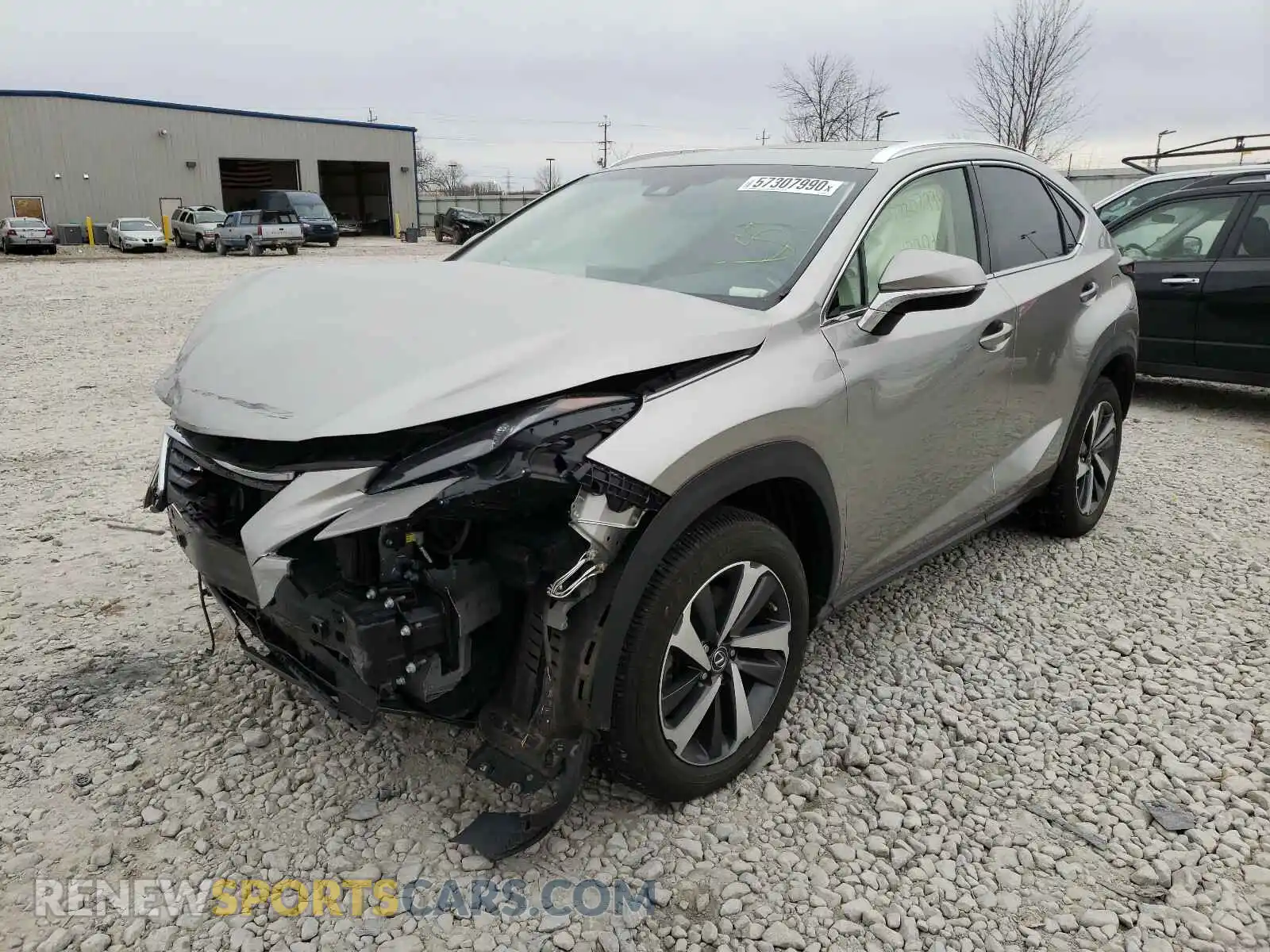 2 fotografías del automóvil dañado JTJBARBZXK2200460 LEXUS NX 300 BAS 2019