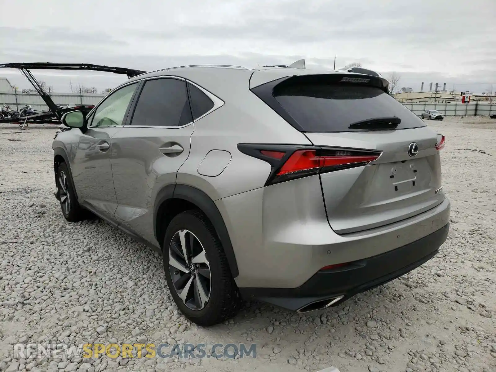 3 fotografías del automóvil dañado JTJBARBZXK2200460 LEXUS NX 300 BAS 2019