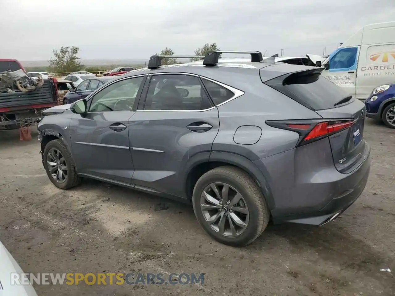 2 Photograph of a damaged car JTJSARBZ8L2173891 LEXUS NX 300 F S 2020